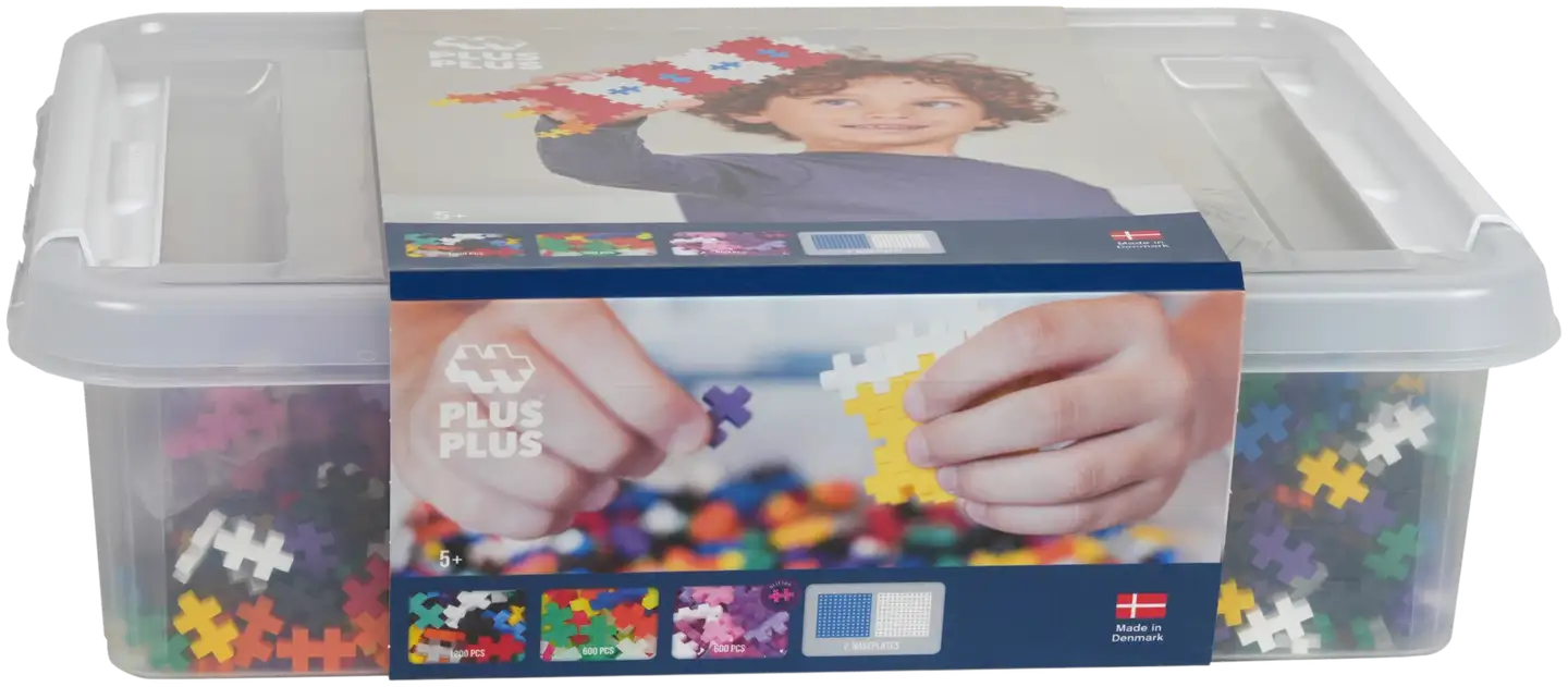 Plus-Plus 2400 palaa sekä säilytyslaatikko - 5