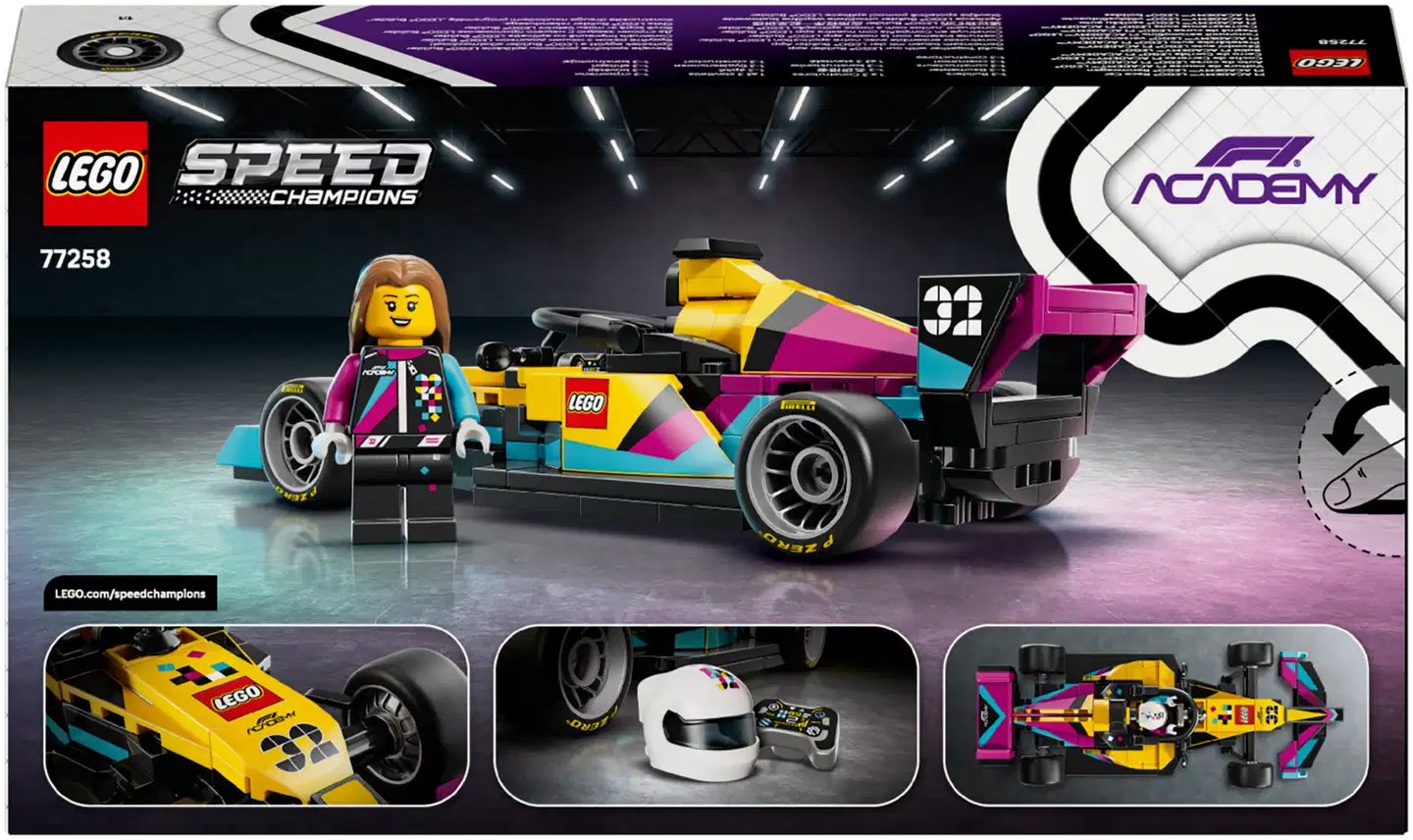 LEGO® Speed Champions 77258 F1 ACADEMY™ LEGO® kilpa-auto - 4