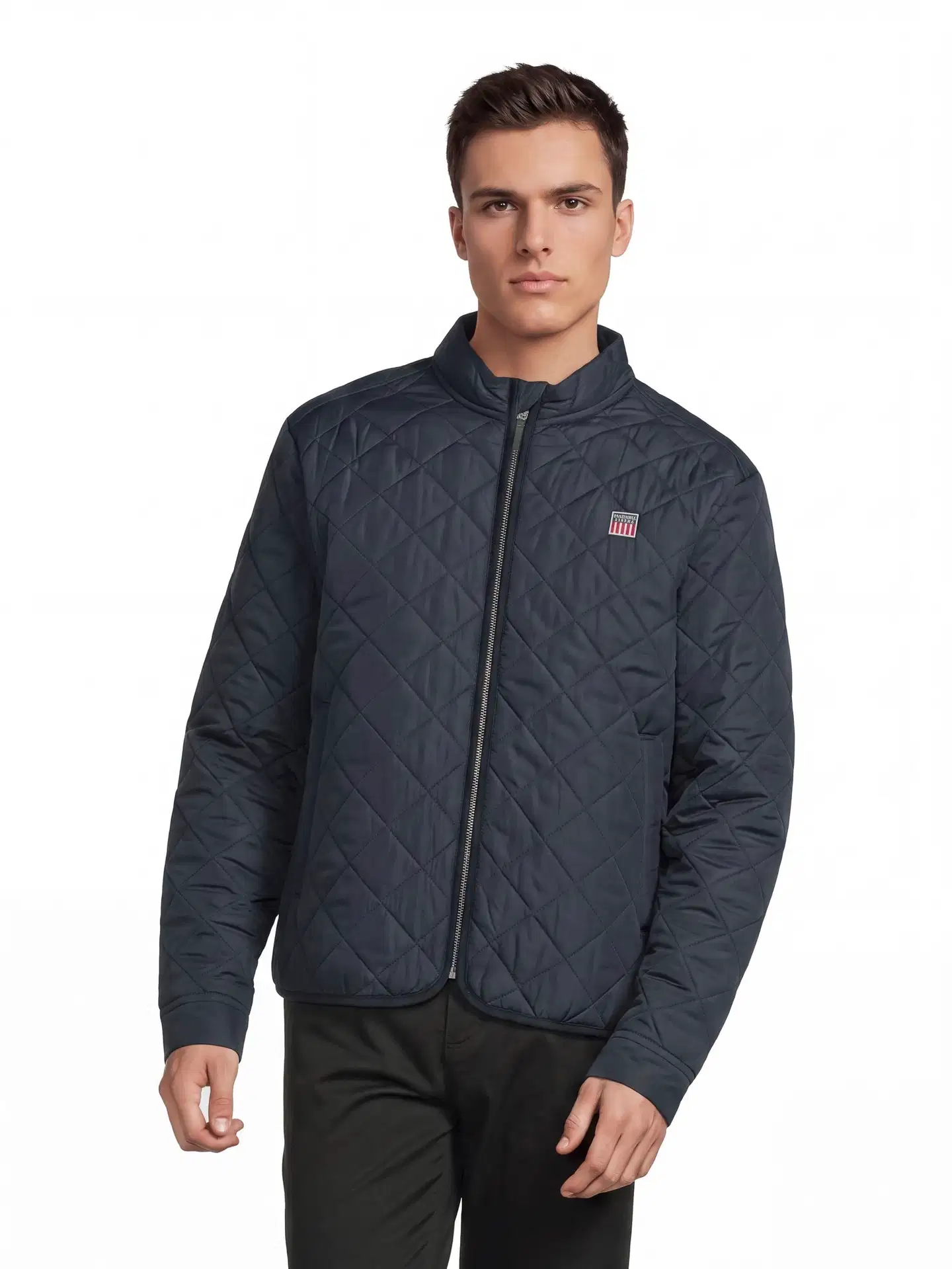 Vinson miesten tikkitakki Ricky 105683 - Dark saphire - 1
