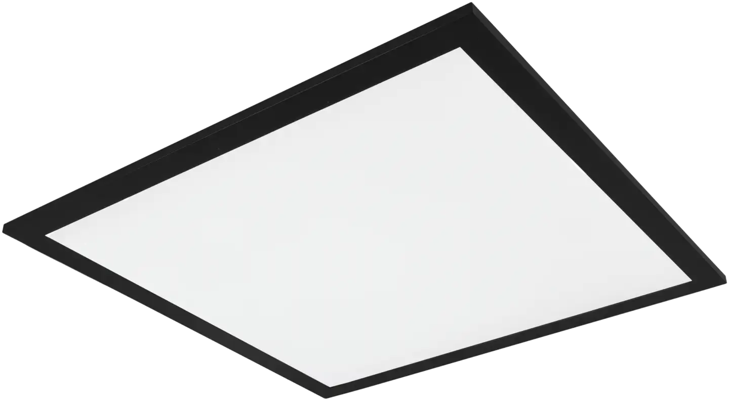 Trio LED-kattovalaisin Alpha 45x45 cm mattamusta - 2