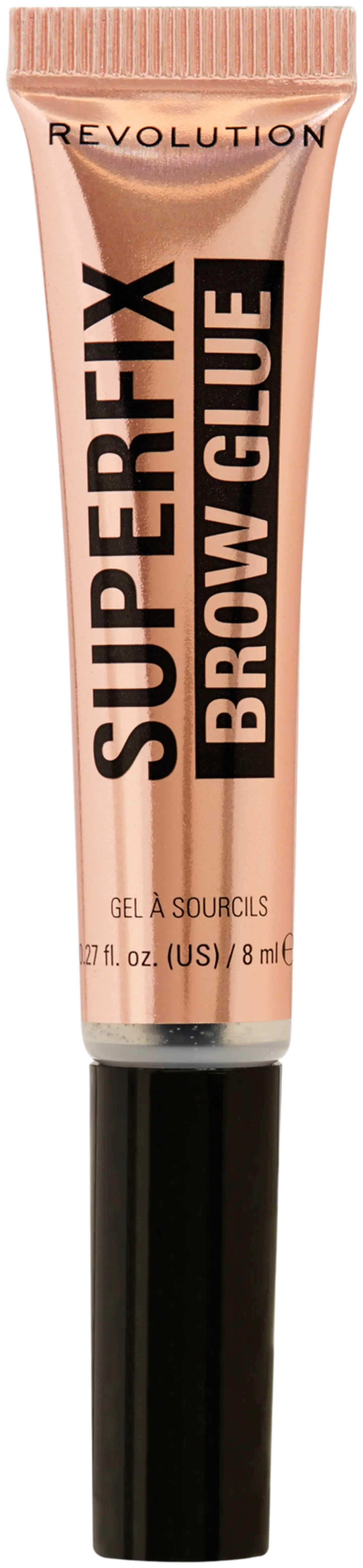 Revolution superfix kulma ja hiuskiinnitysliima 8ml extra hold kirkas - 1