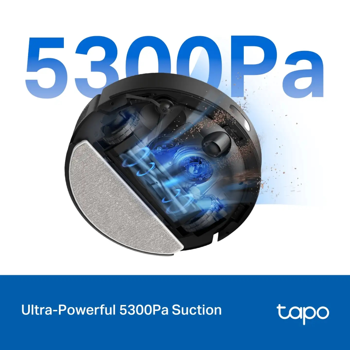 TP-Link Tapo Robottipölynimuri RV30 Max Plus ja telakka, musta - 5