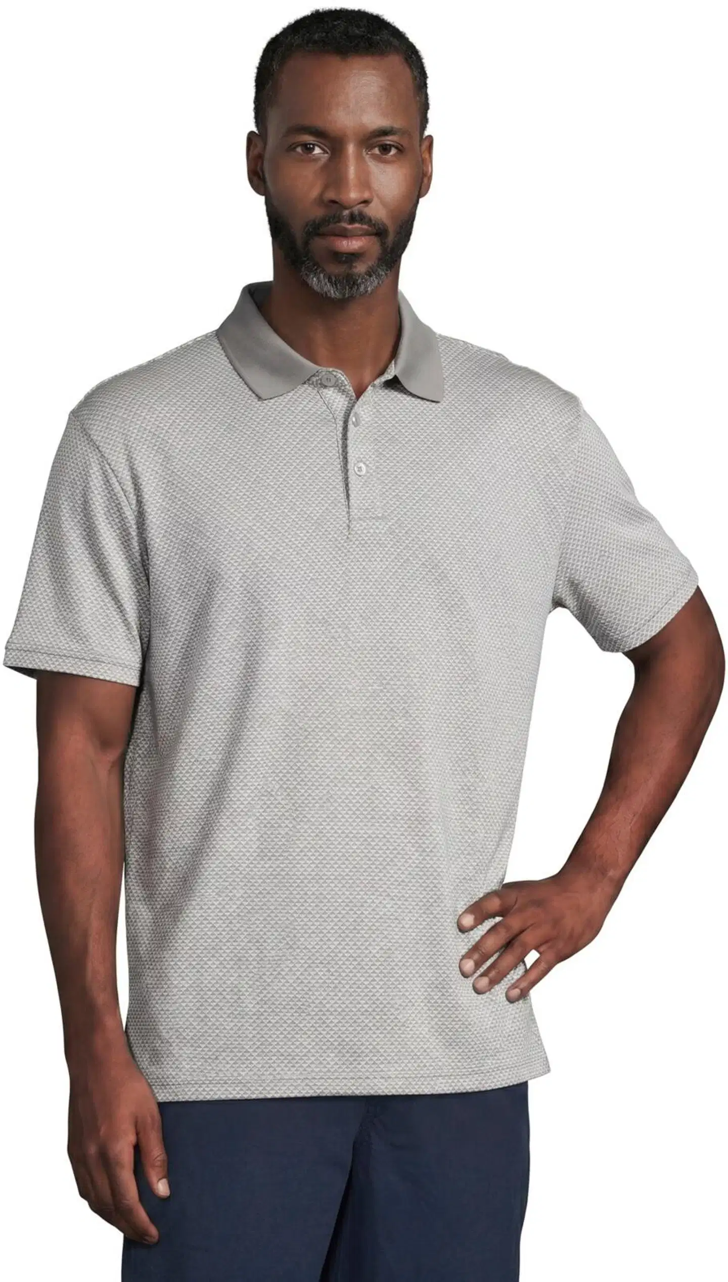 London Fog miesten jacquard jersey pikeepaita 194L292606 - Griffin - 1