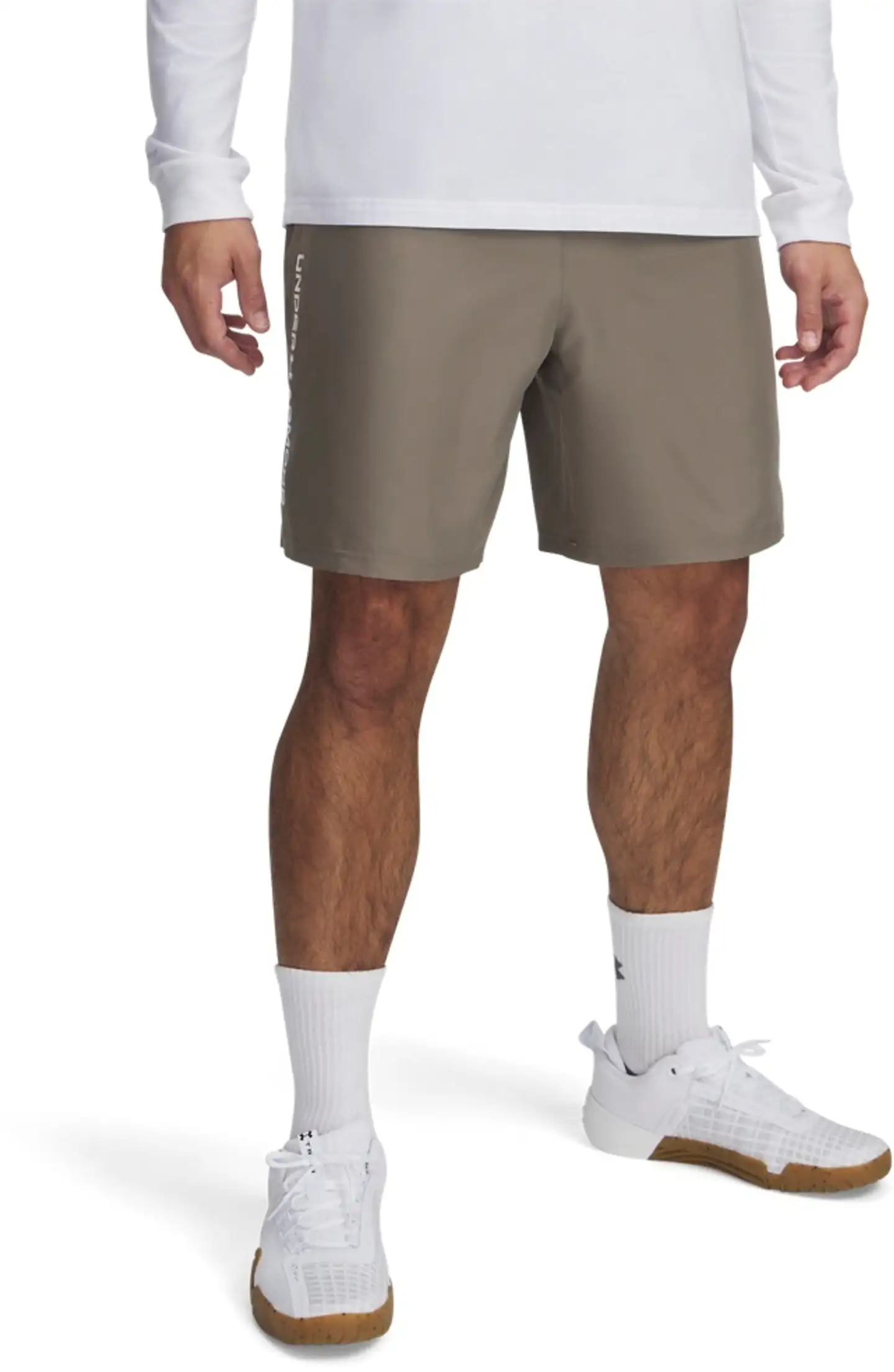 under Armour miesten treenishortsit 1383356 - Taupe Dusk - 2