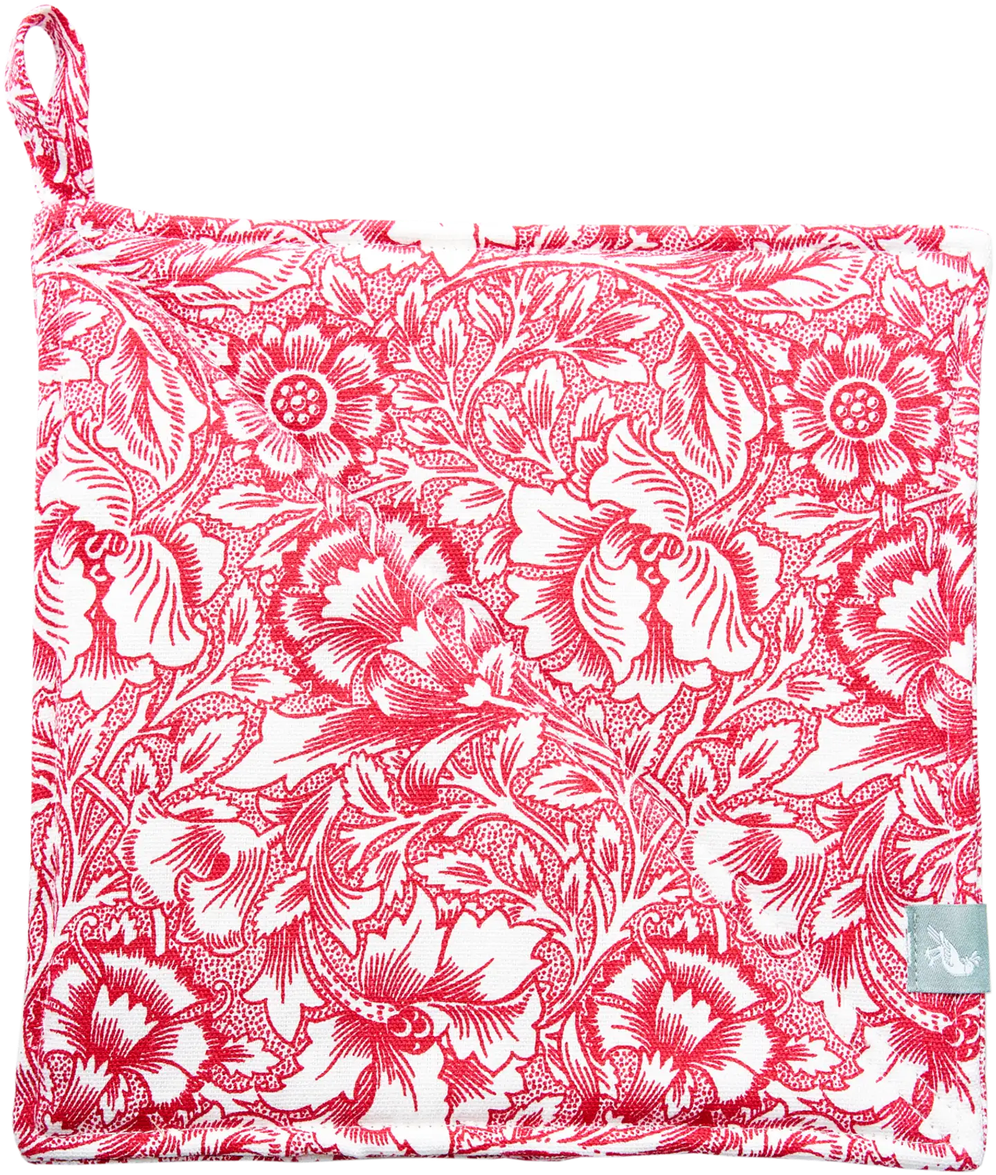William Morris Pannulappu Pink&Poppy punainen 15x30cm