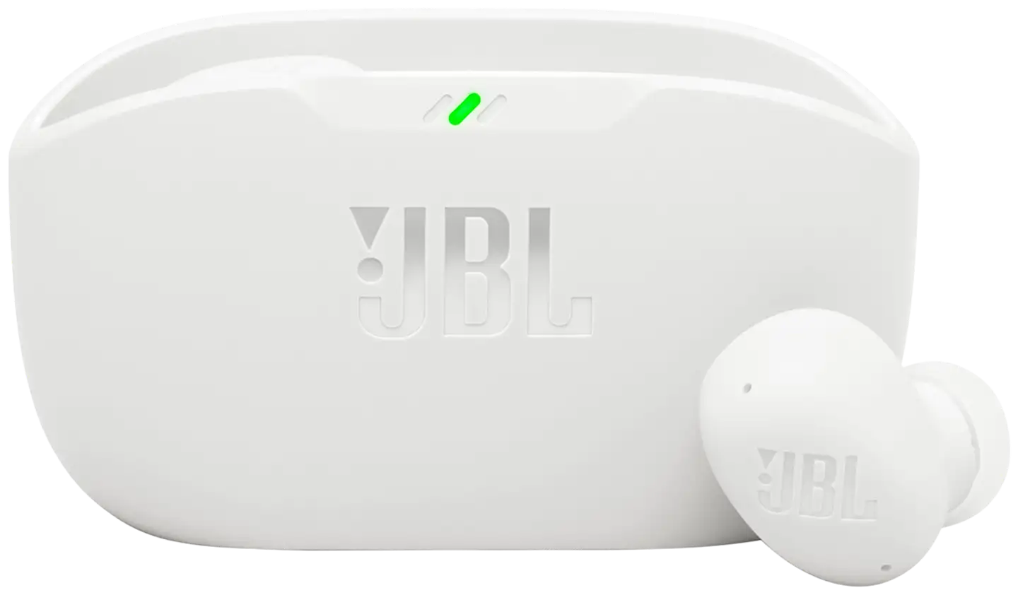 JBL Bluetooth vastamelunappikuulokkeet Vibe Buds 2 valkoinen - 1