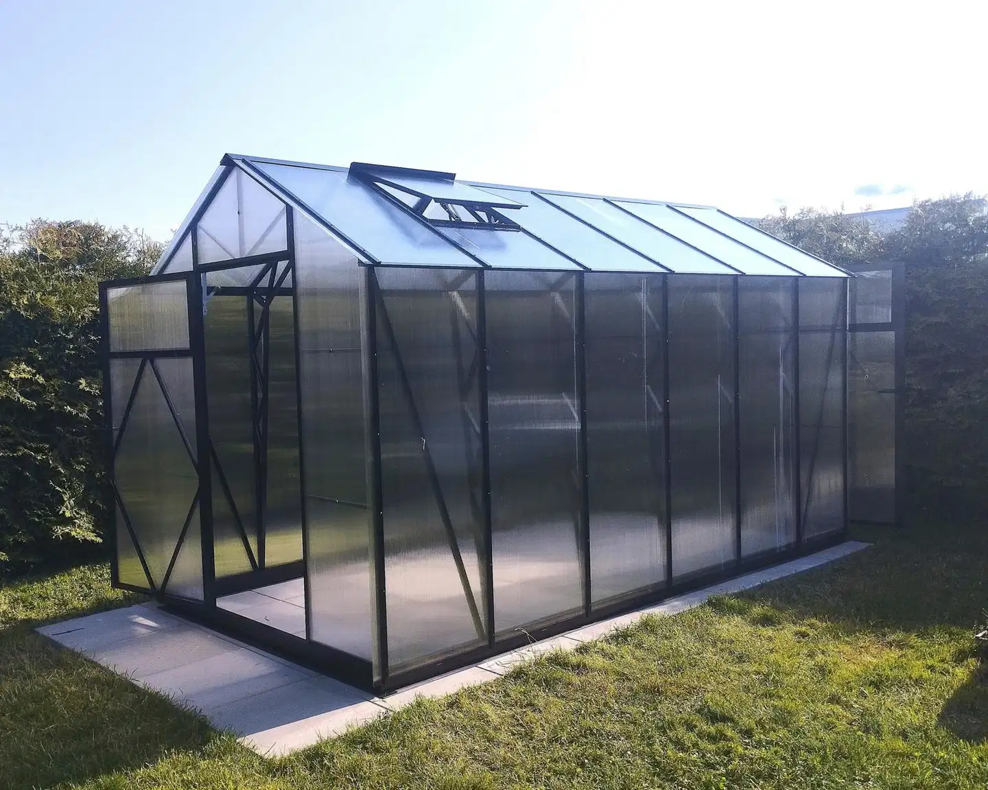 Ecoslider kasvihuone Lux 2.0 X 4.1 - 1