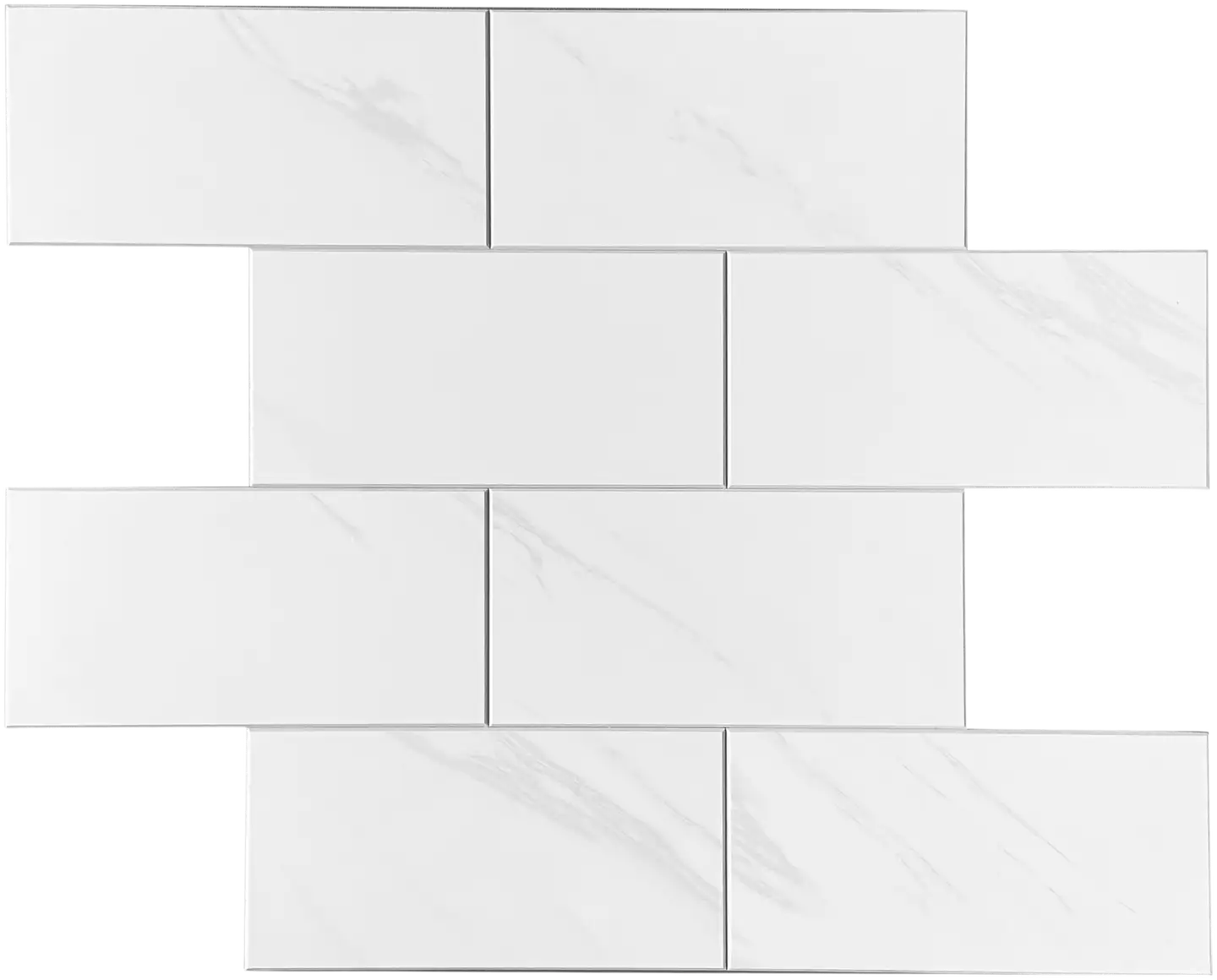 D-C-Fix 270-4003 Premium itseliimautuva seinälaatta. Laatan koko 30,5 cm x 30,5cm. Laatan kuviona ja värinä on vaalea marmori. - 2