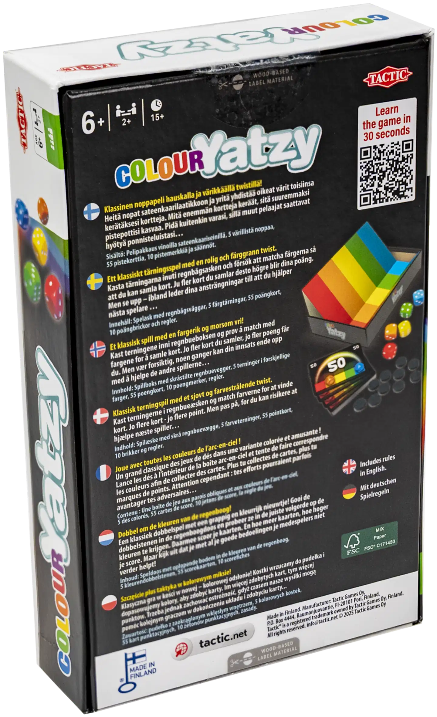 Tactic Noppapeli Colour Yatzy - 5