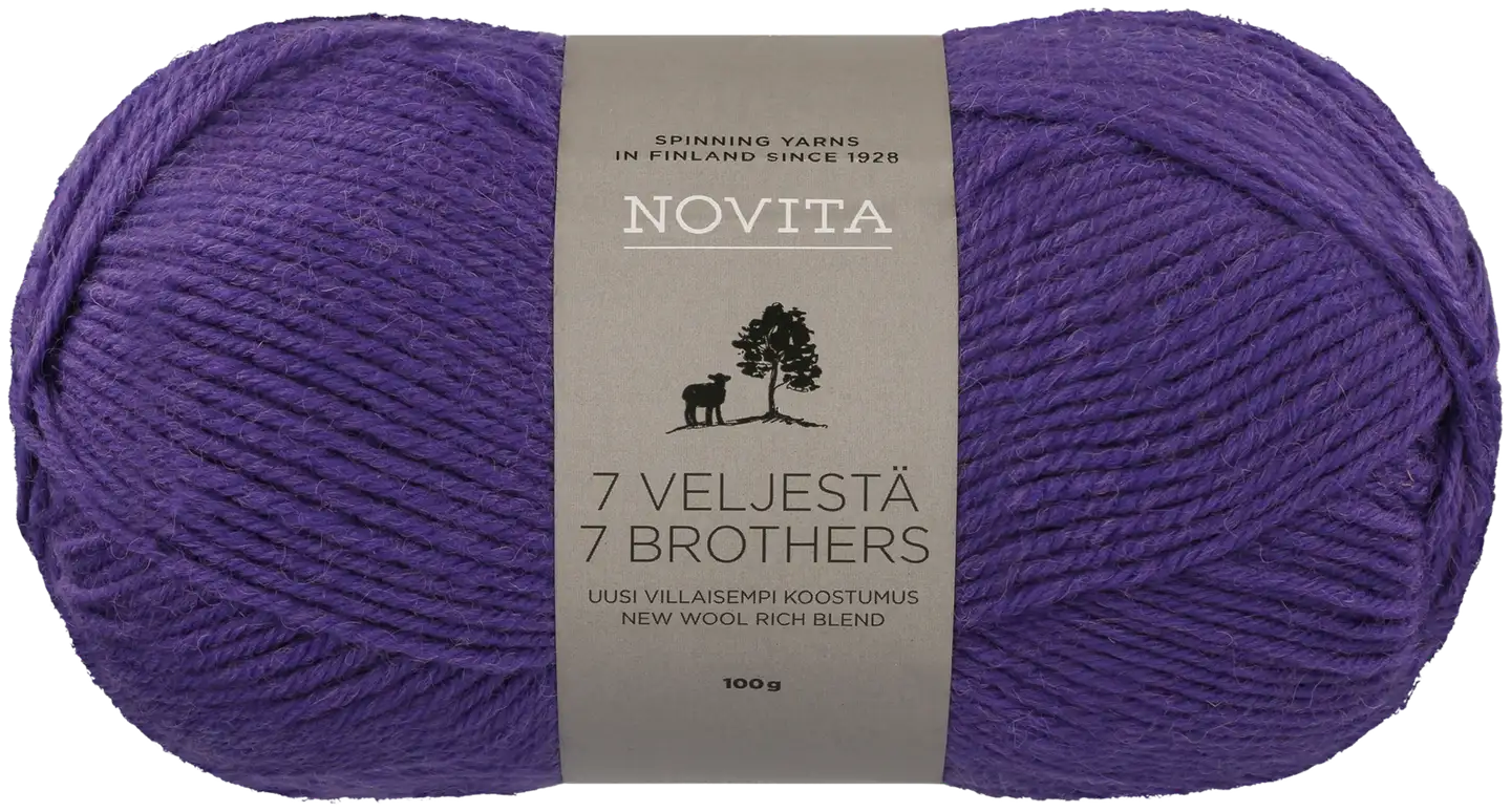 Novita 7 Veljestä 100g 750 muurikello - 1