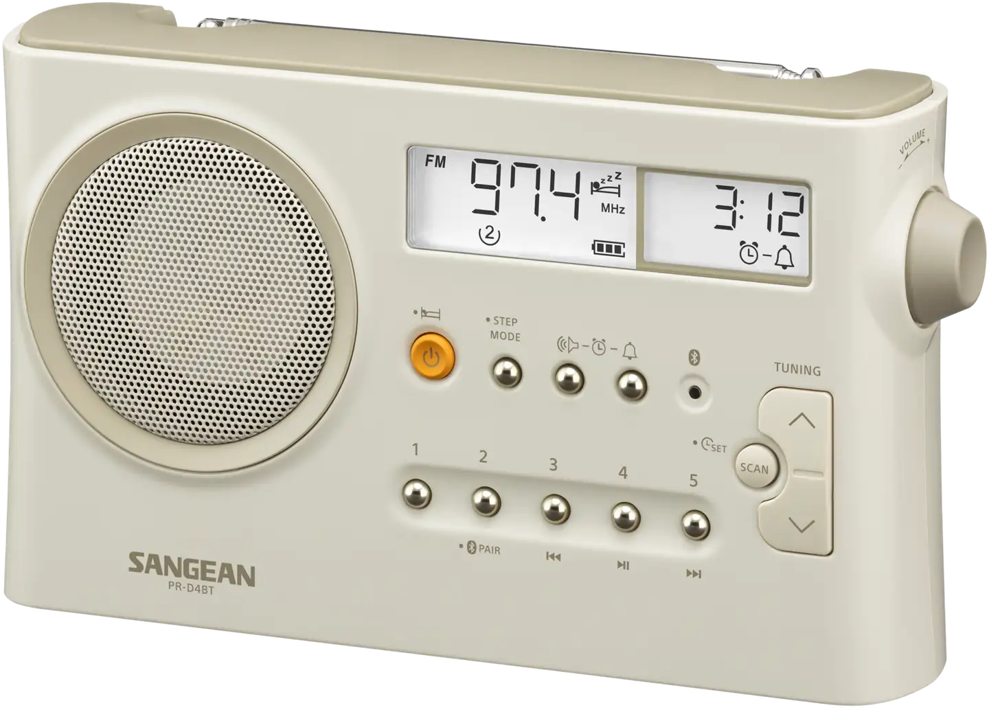 Sangean radio PR-D4BT beige - 3