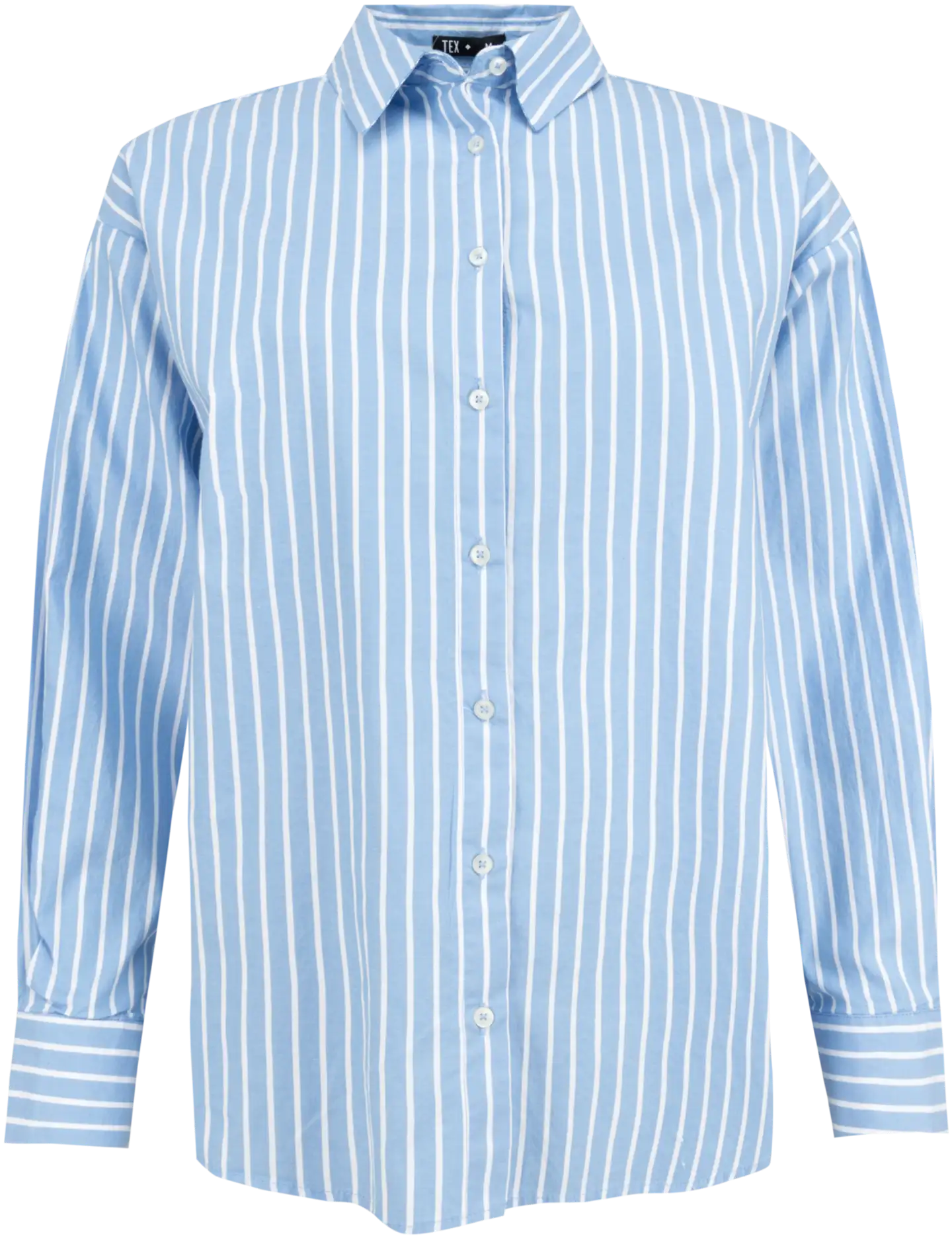 TEX naisten raidallinen paitapusero I993219 - BLUE 2 - 1