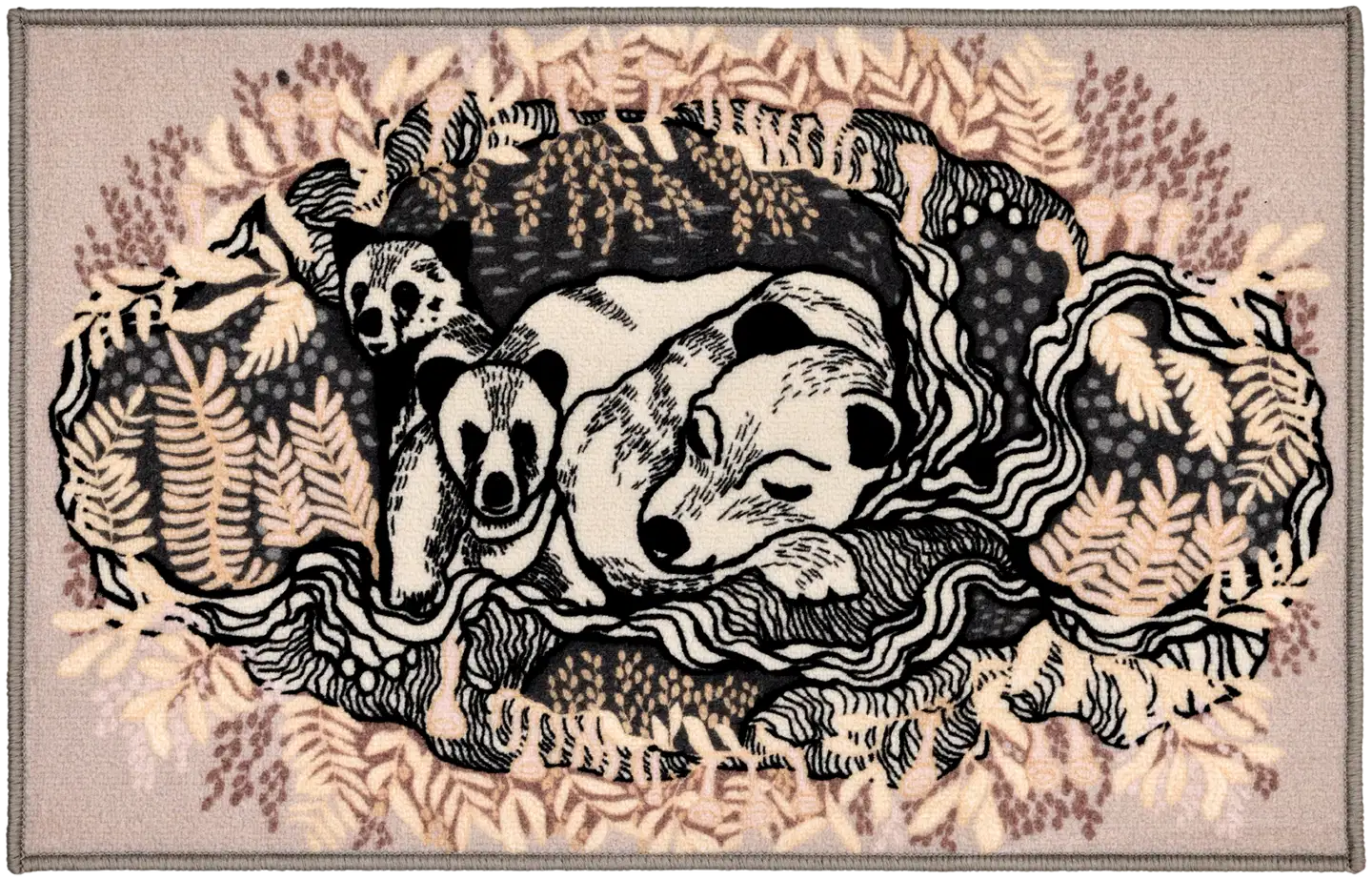 Vallila Unikeot kynnysmatto 50x80 cm beige - 1