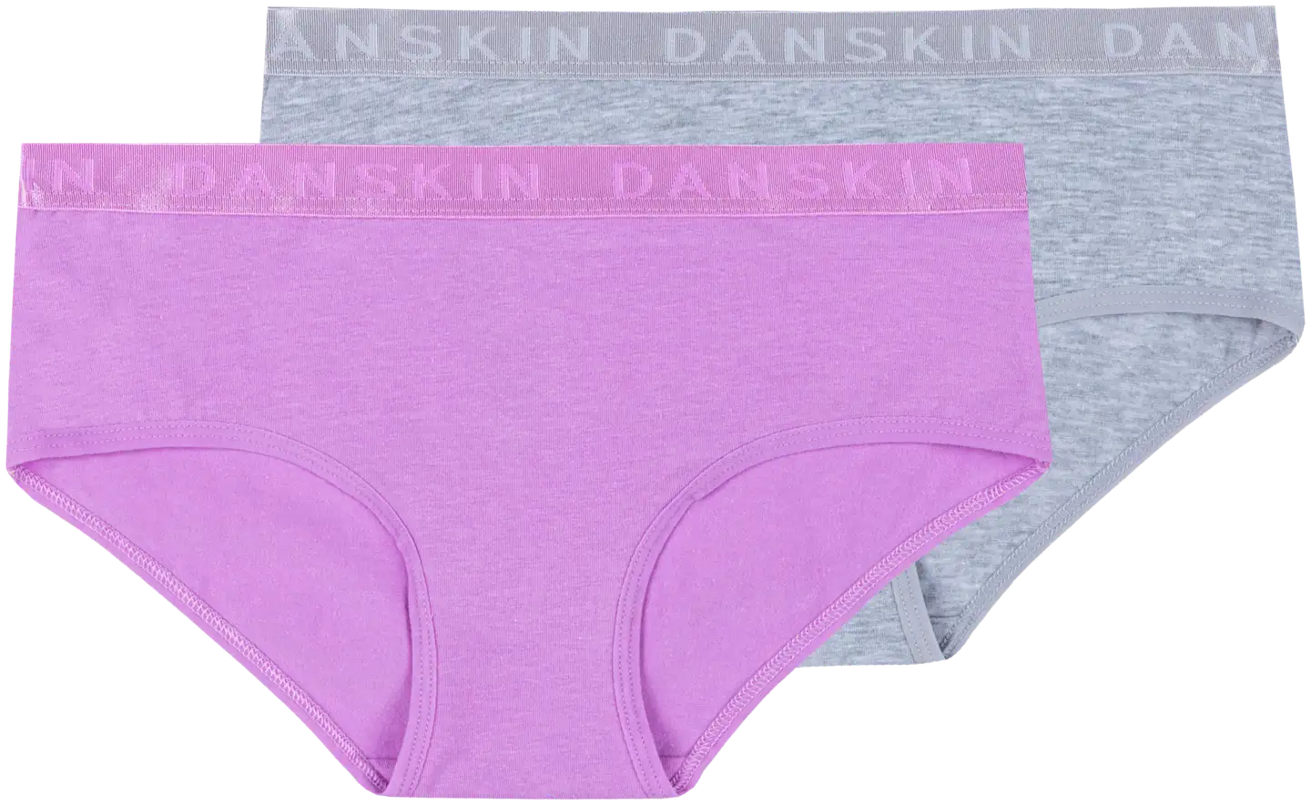 Danskin lasten hipsterit YCG001-61313 2-pack - sheer lilac/silver grey marl - 1
