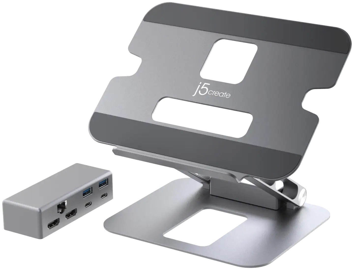 J5 Create kannettavan tietokoneen jalusta 4K telakalla - 2