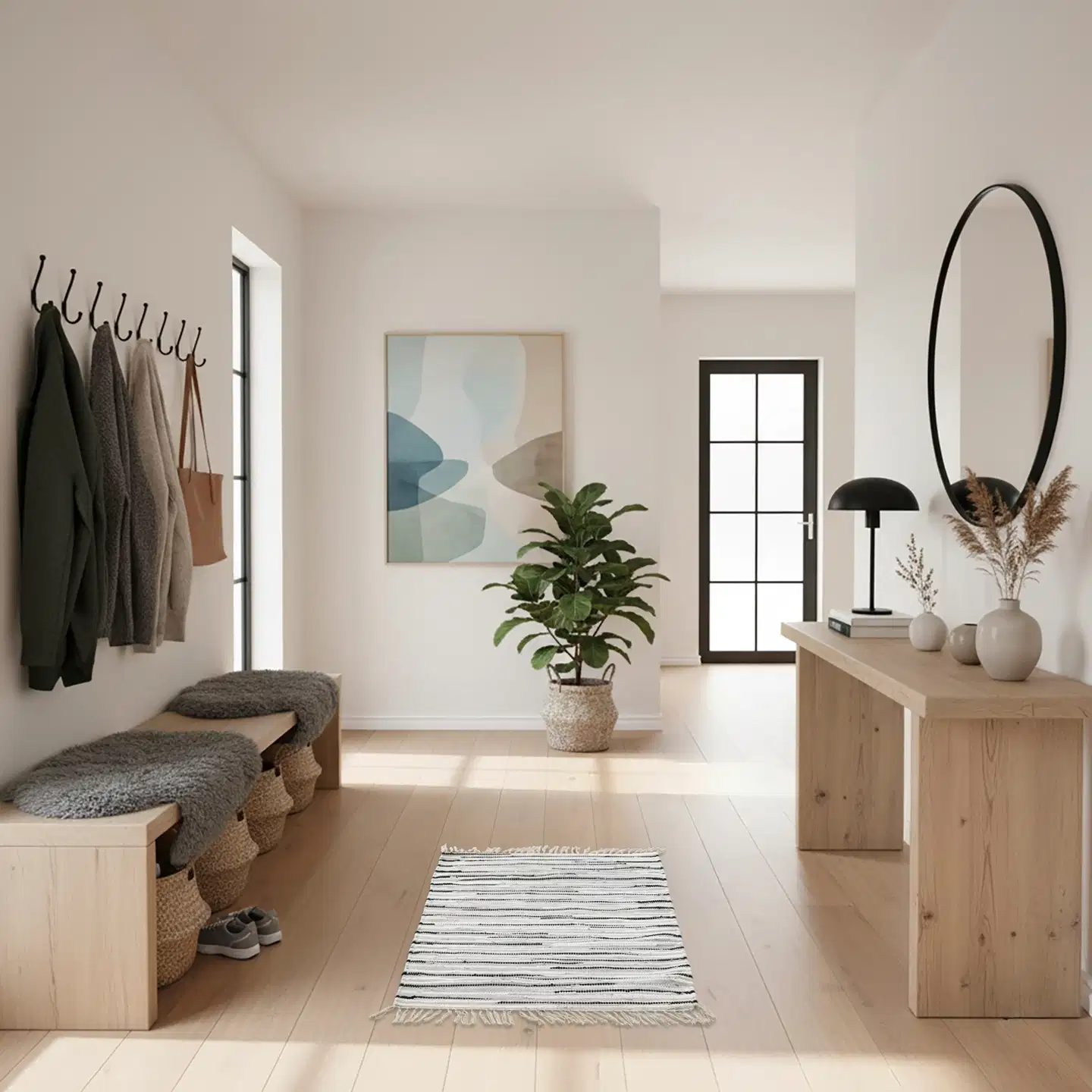 House räsymatto Shadow 60x90 cm, mustavalkoinen - 5