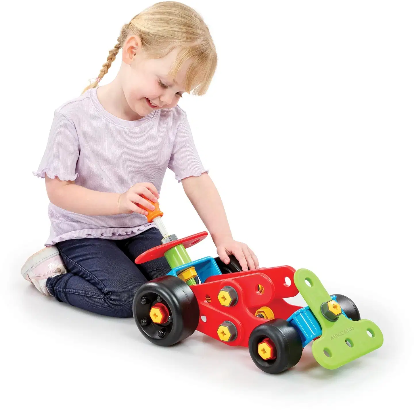 Meccano rakennussarja 2-In-1 Tractor to Race Car - 5
