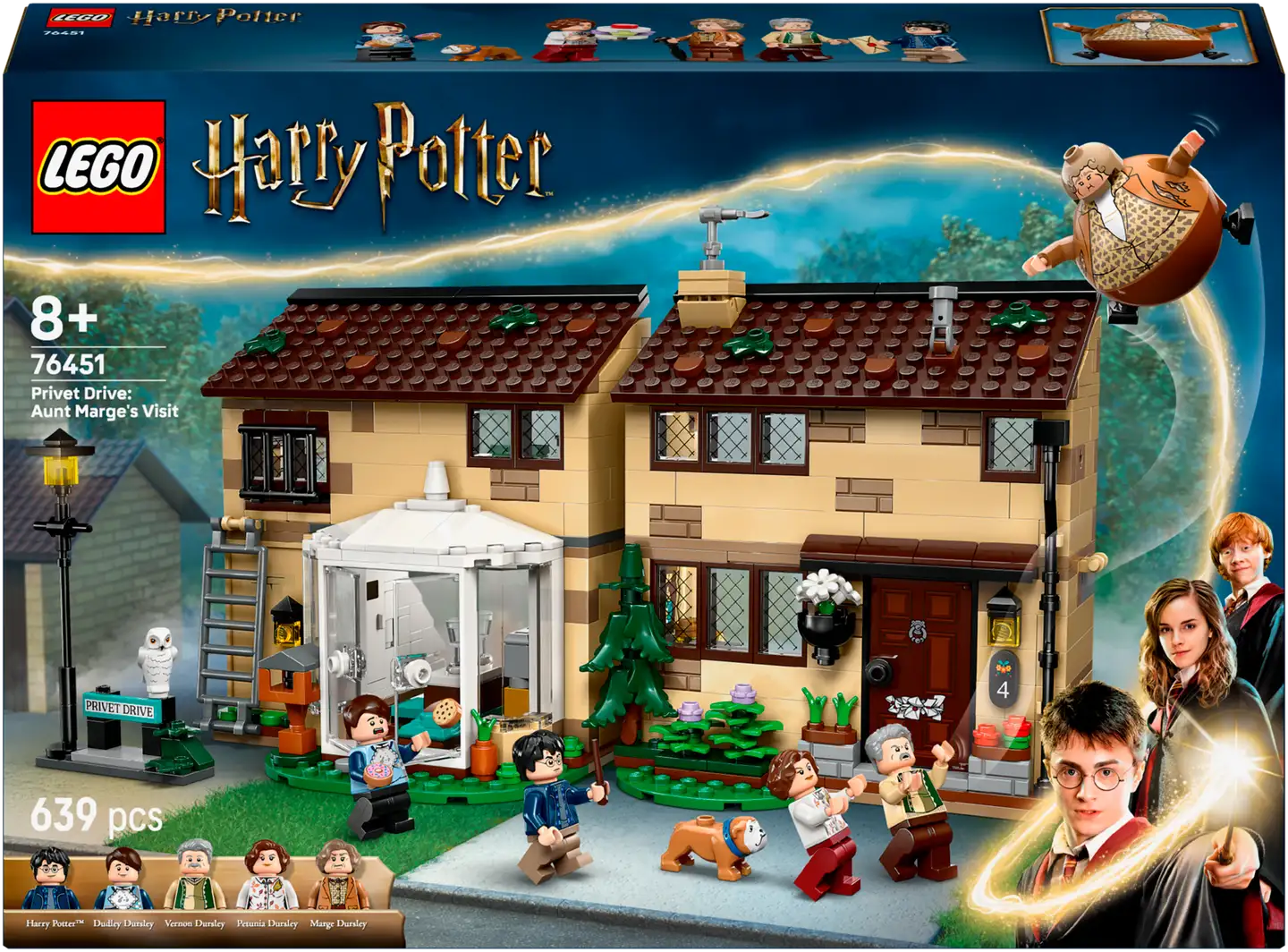 LEGO® Harry Potter TM 76451 Likusteritie: Marge-tädin vierailu - 2