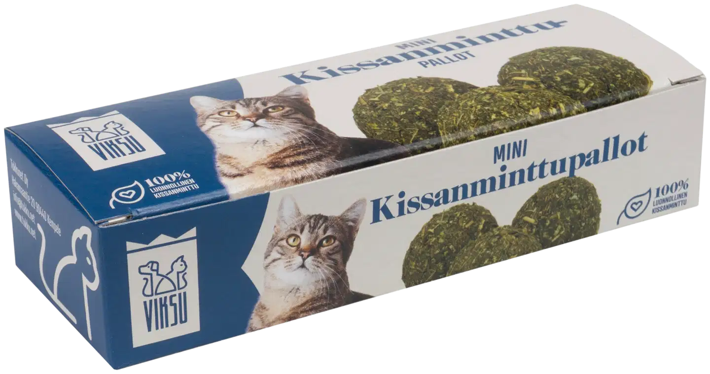 Viksu kissanminttupallot mini 10kpl