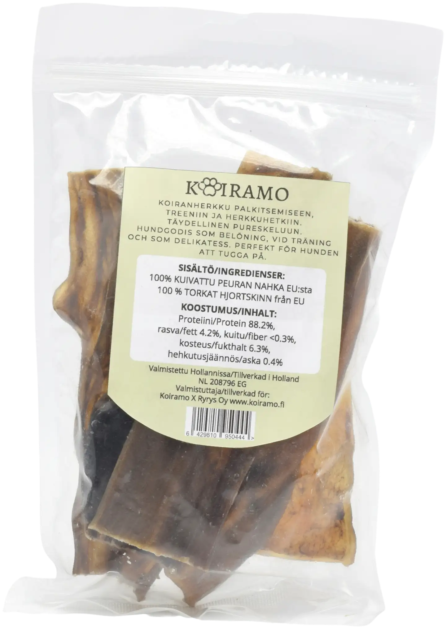 Peurannahka koiranherkku pureskeluun 100g Koiramo - 2