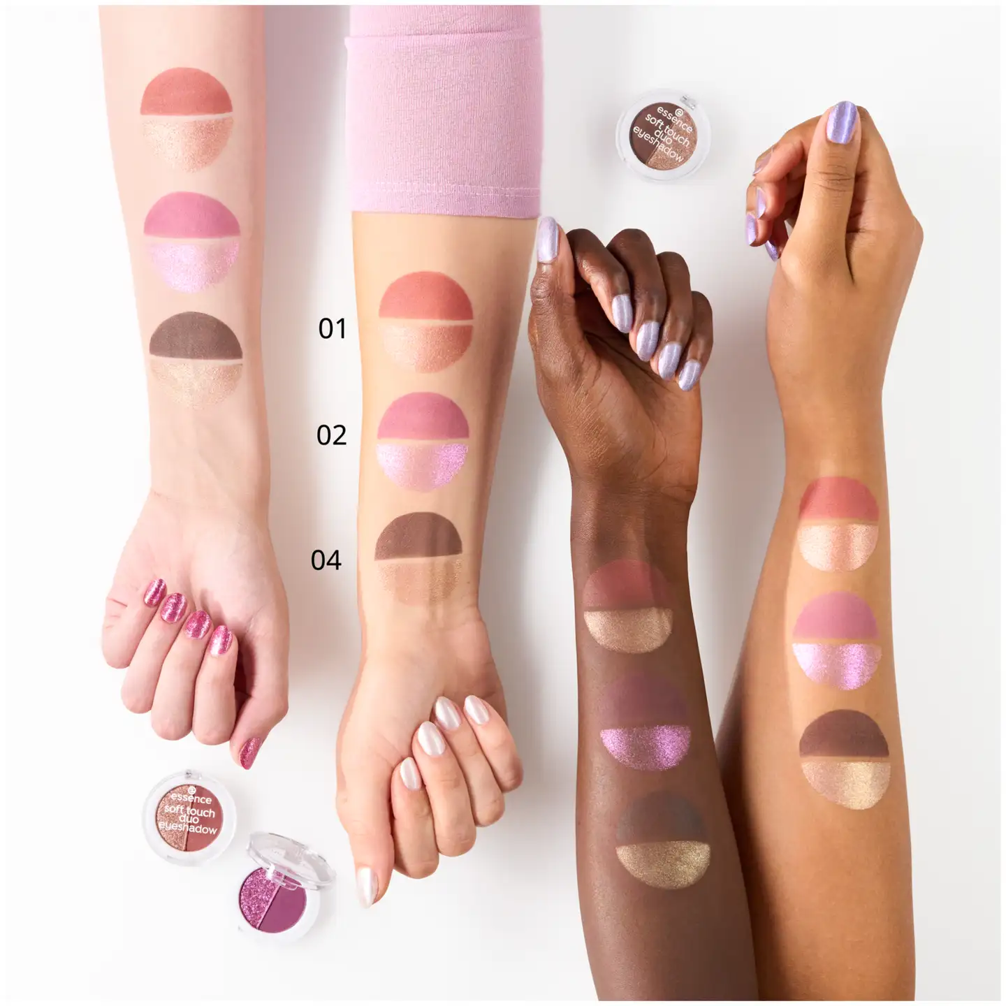 essence soft touch duo eyeshadow 02 Berry Crush 1.8 g - Berry Crush - 3