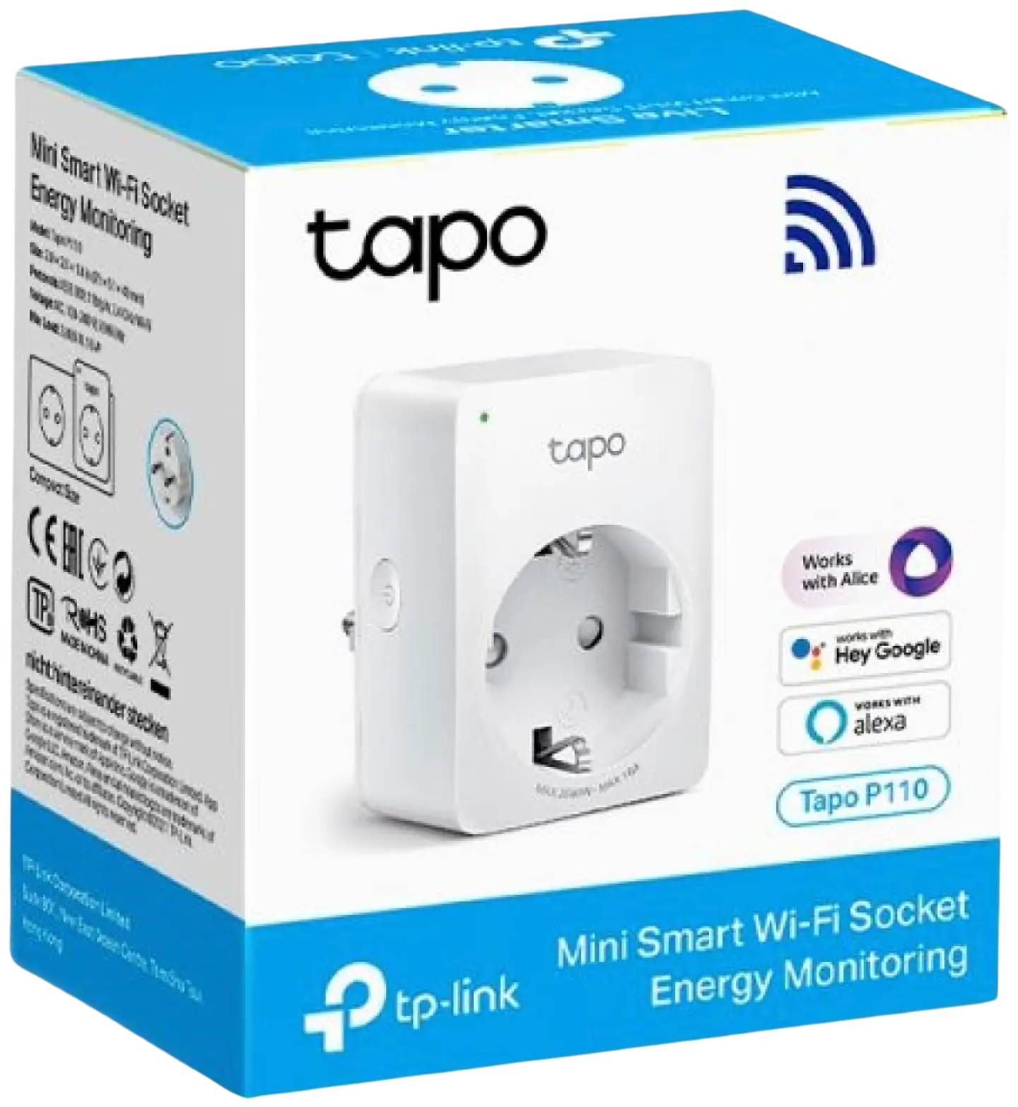 TP-LINK Tapo P110(1-pack) Mini Smart Wi-Fi pistorasia - 3