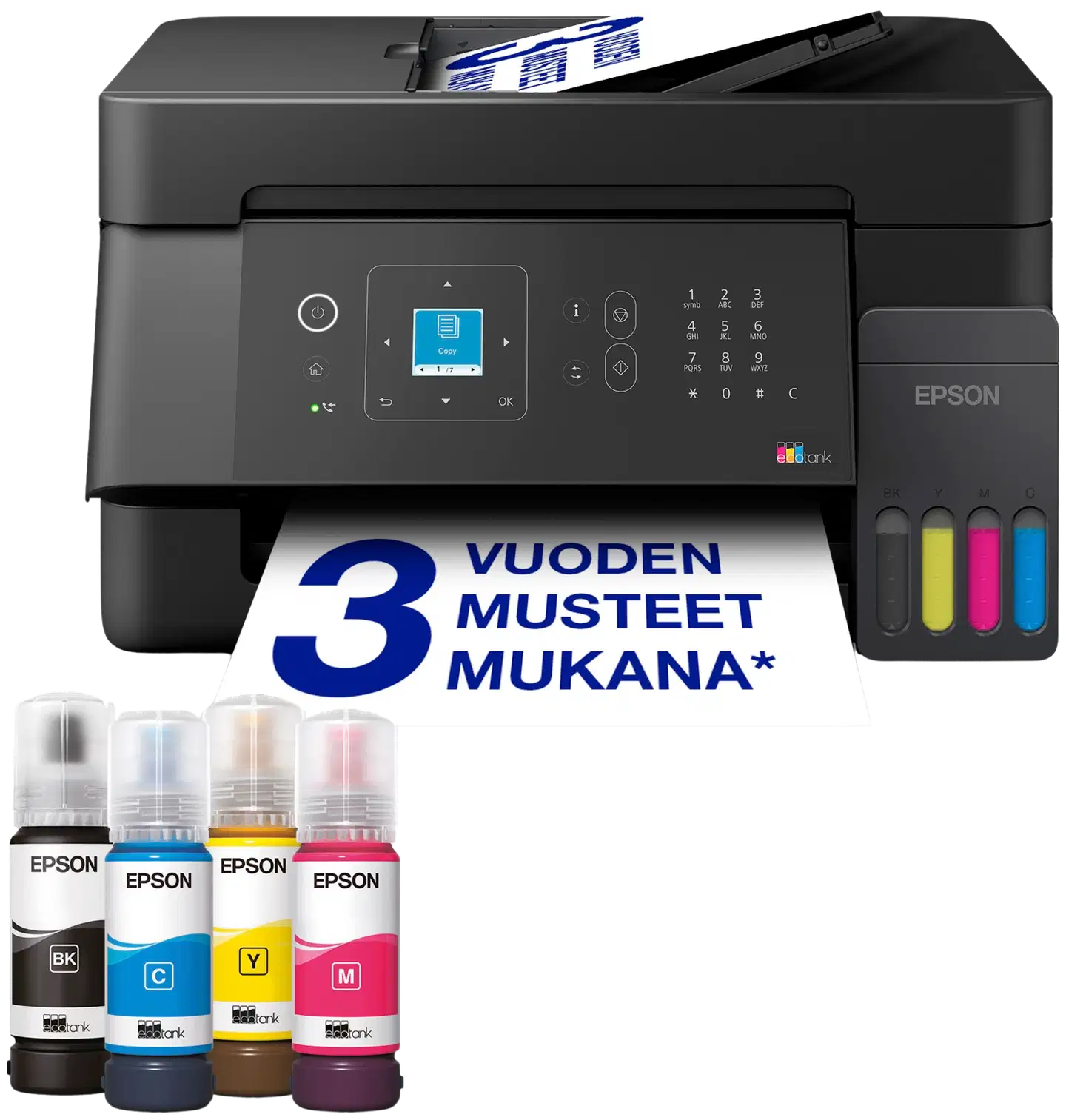 Epson EcoTank ET-4900 mustesäiliötulostin - 1