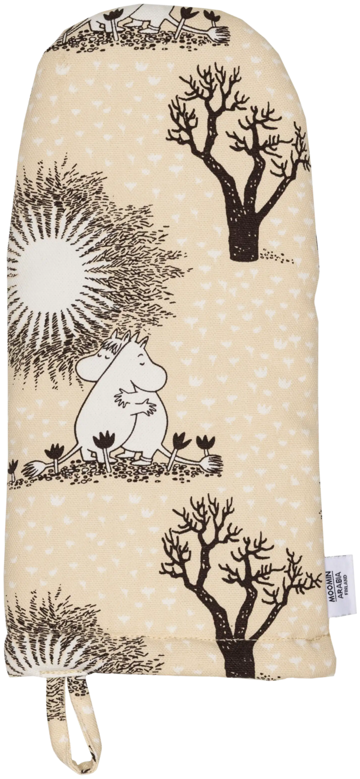 Moomin Arabia Muumi uunikinnas 15x34cm Rakkaus beige - 2