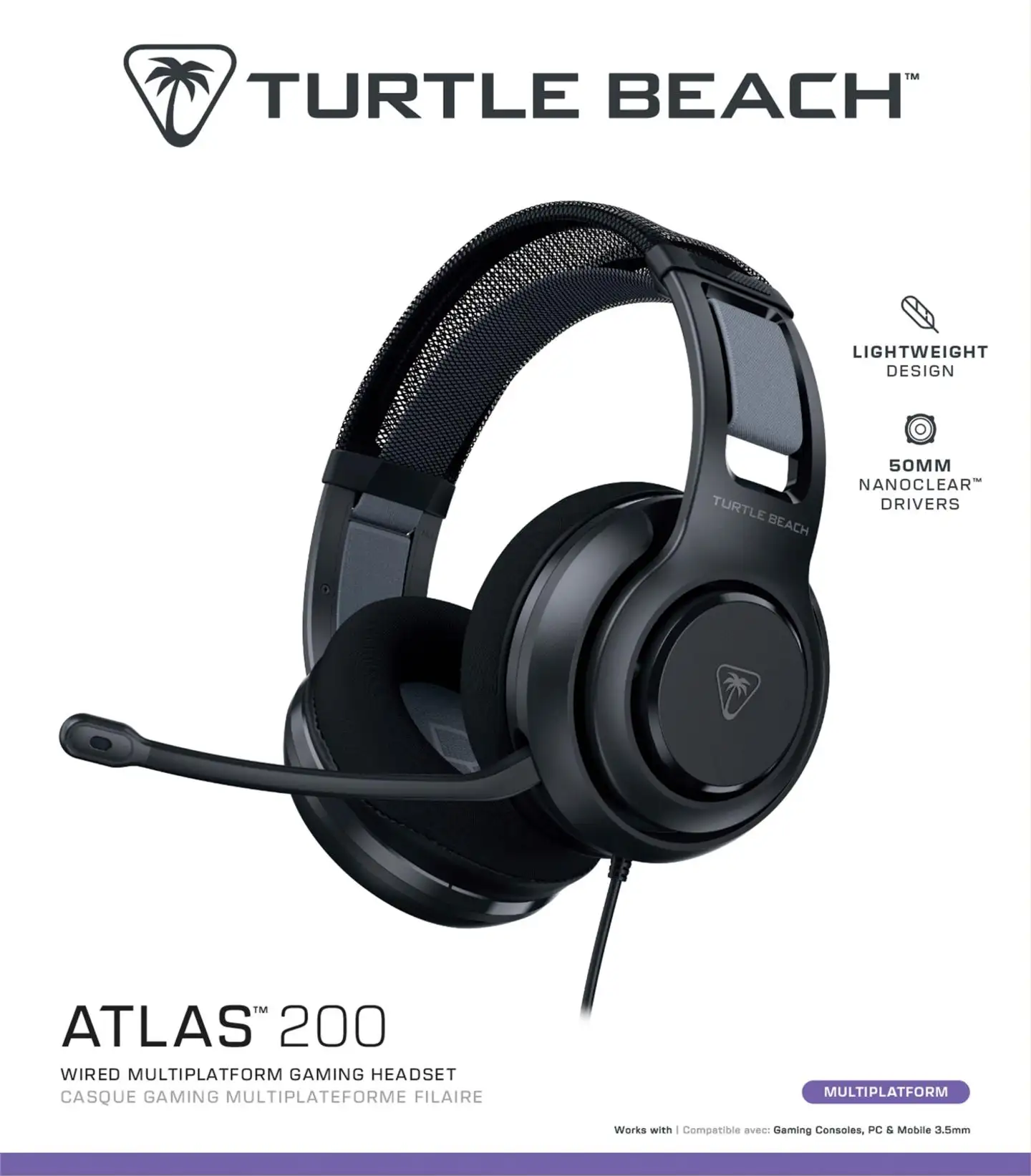 Turtle Beach Atlas 200 pelikuulokkeet - musta - 3