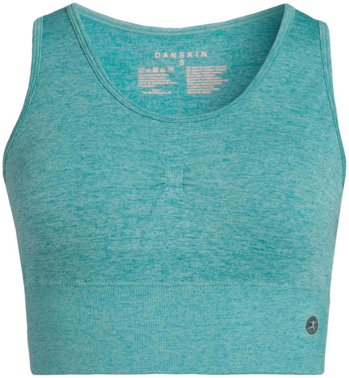 Danskin naisten saumaton liivitoppi DPS2505 - Dusty turquoise - 2