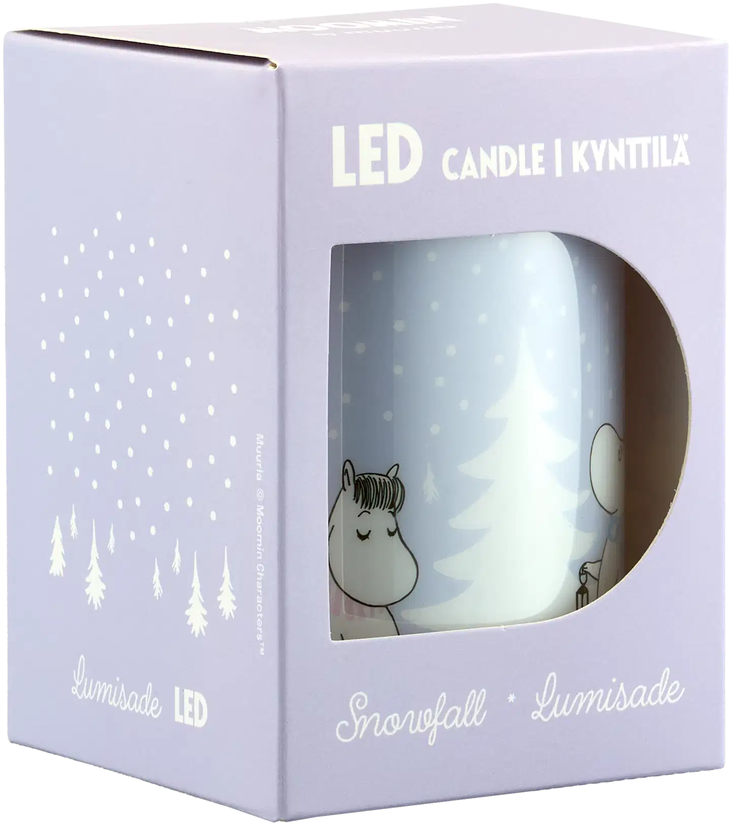 Muurla Led-kynttilä Muumi Lumisade 10 cm - 3