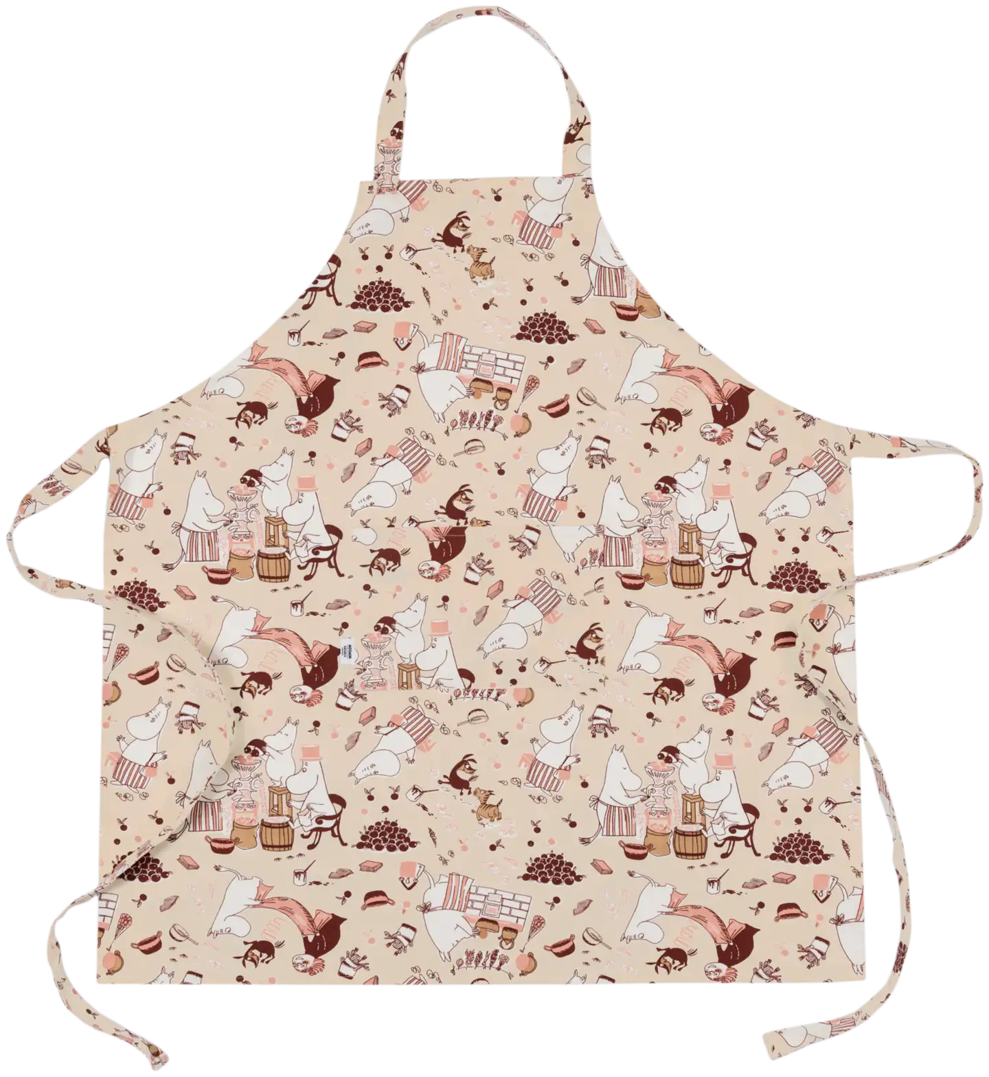 Moomin Arabia Muumi esiliina täysikok. Siivouspuuhissa