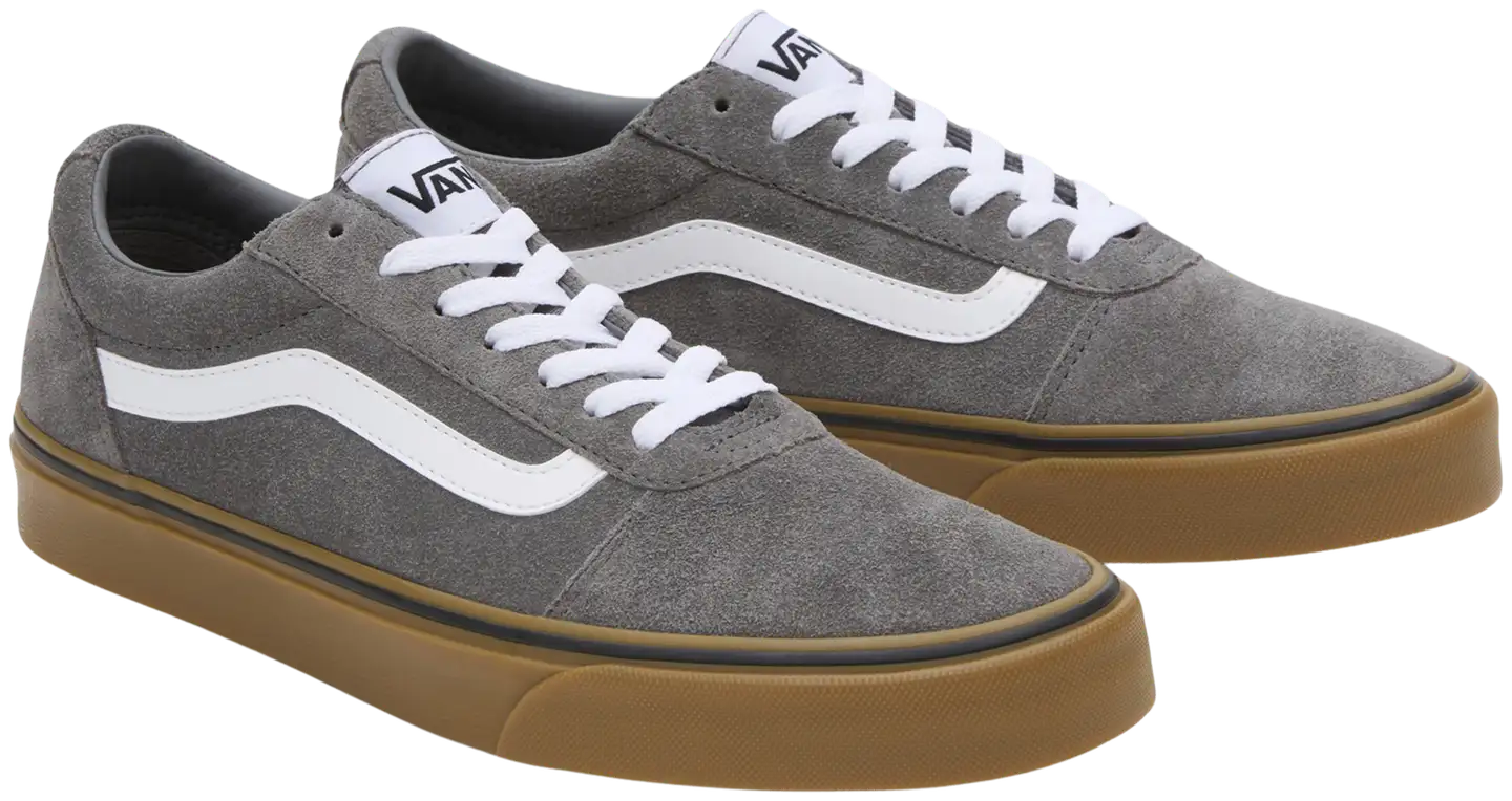 Vans miesten mokkanahkainen vapaa-ajan jalkine Ward Grey - Pewter/Gum - 3