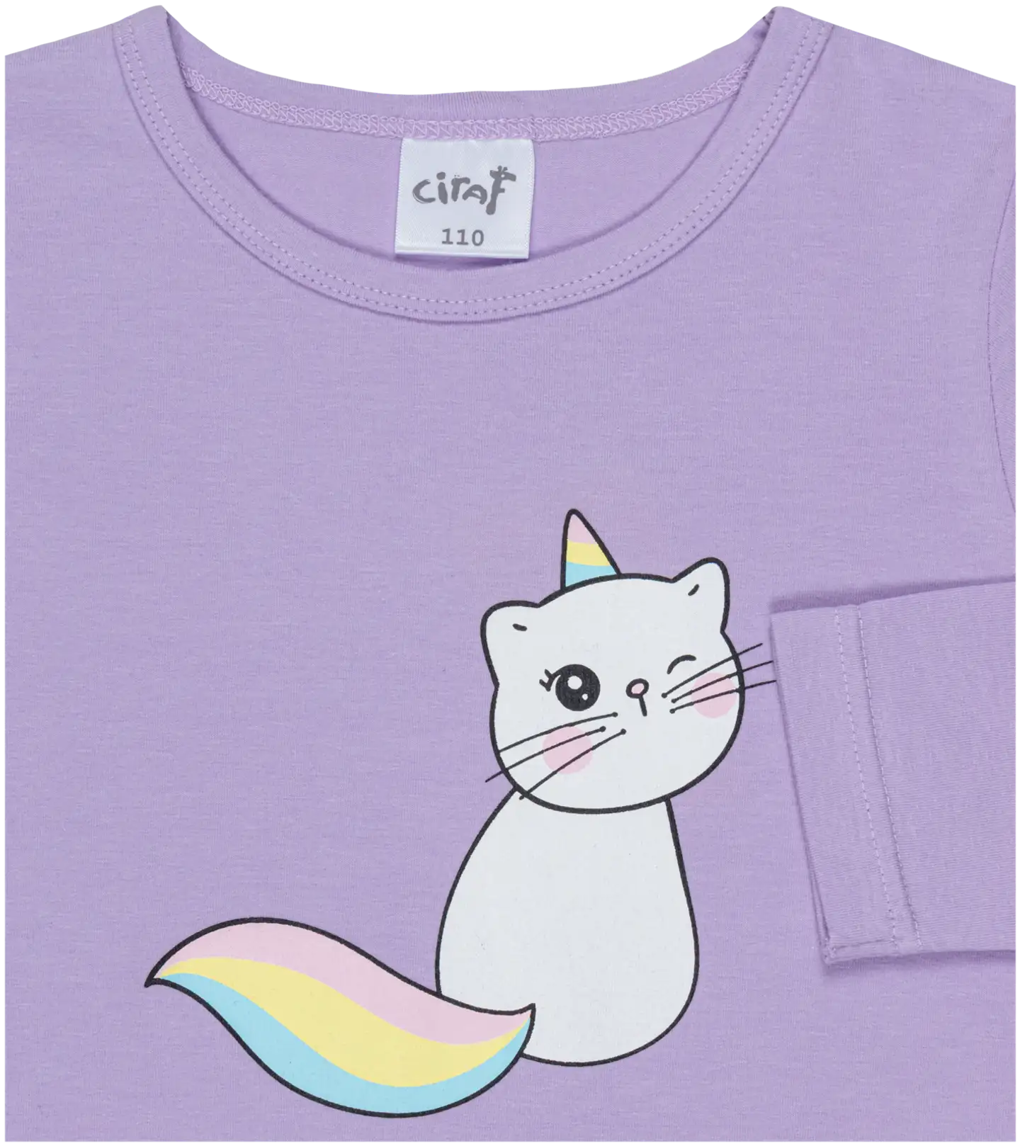 Ciraf lasten trikootunika catnicorn 25tc260244 - 14-3710tcx orchid petal - 3