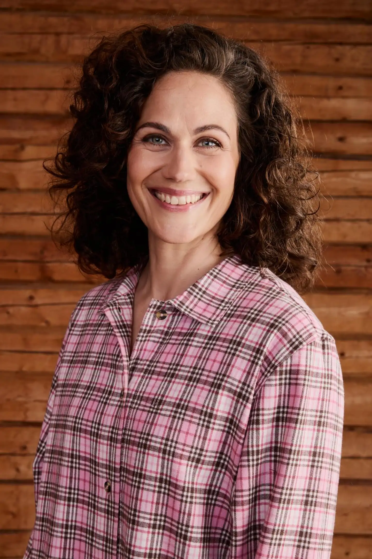 Reino&Aino naisten flanellipyjama Aino - pink check - 6