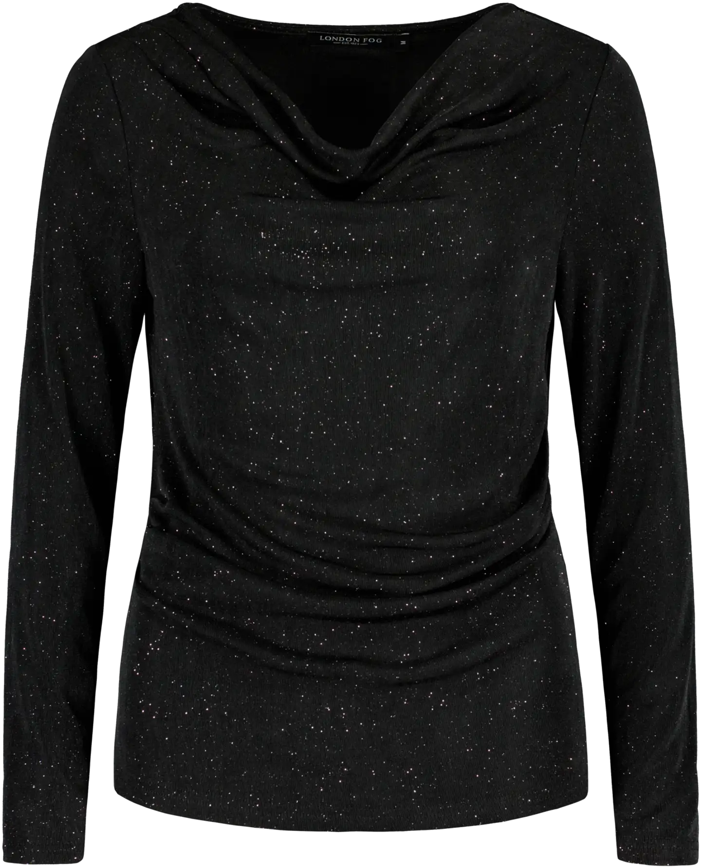 London Fog naisten glitterpusero 213H402521 - Jet Black - 1