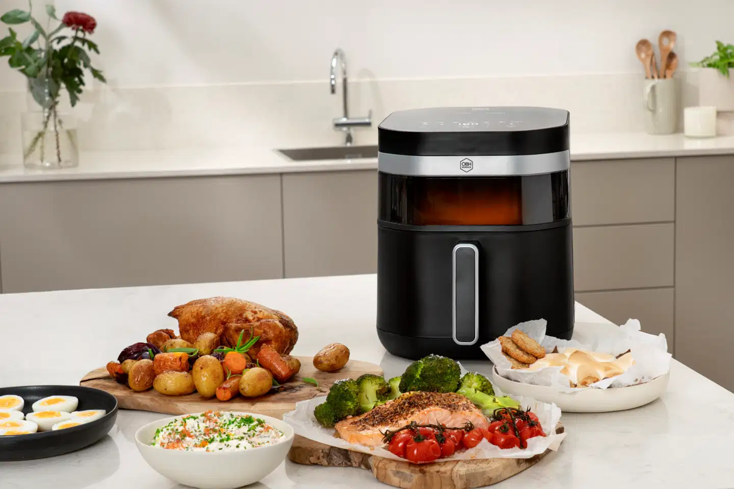 OBH Nordica Easy Fry Infrared air fryer 7 l, musta AG8328N0 - 12