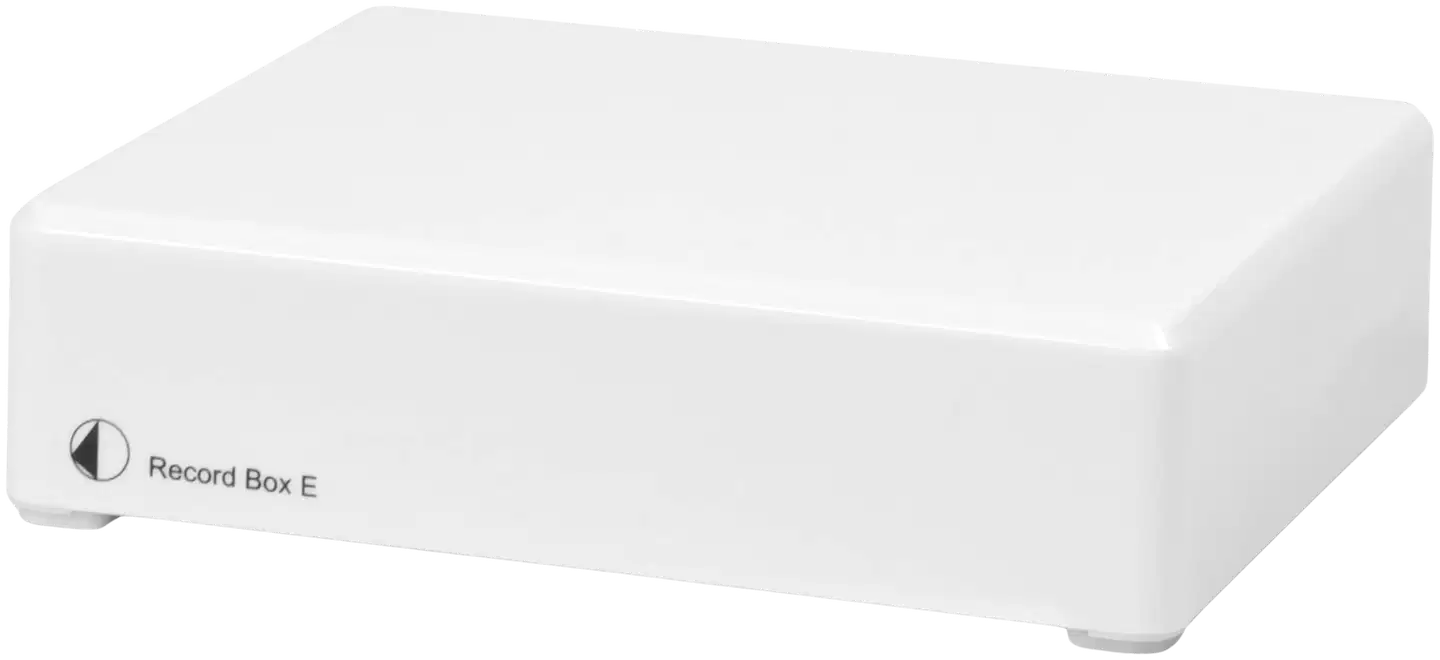 Pro-Ject Levysoitinesivahvistin Record Box E USB RIAA valkoinen - 1