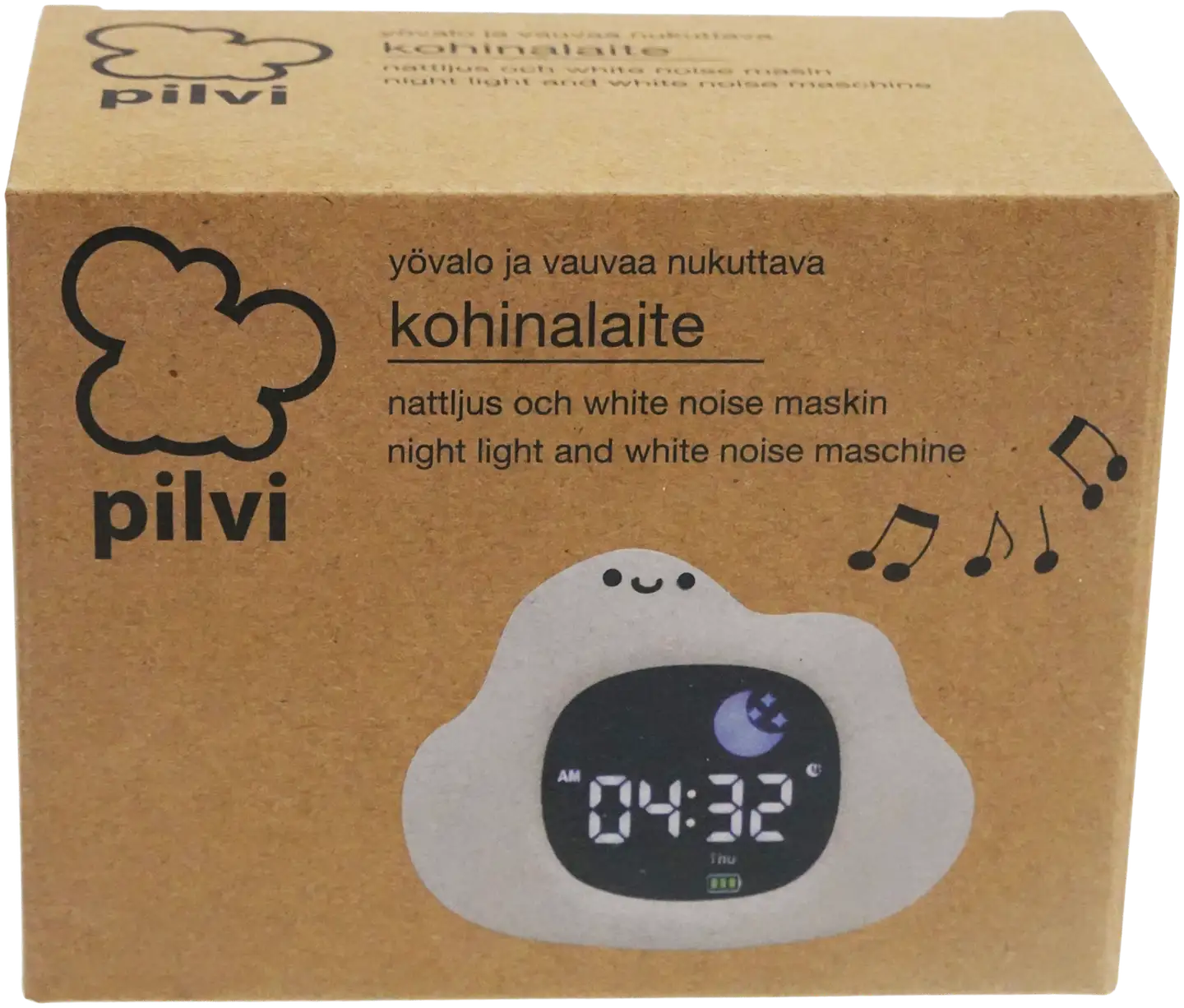 Pilvi yövalo ja kello ja kohinalaite - 9