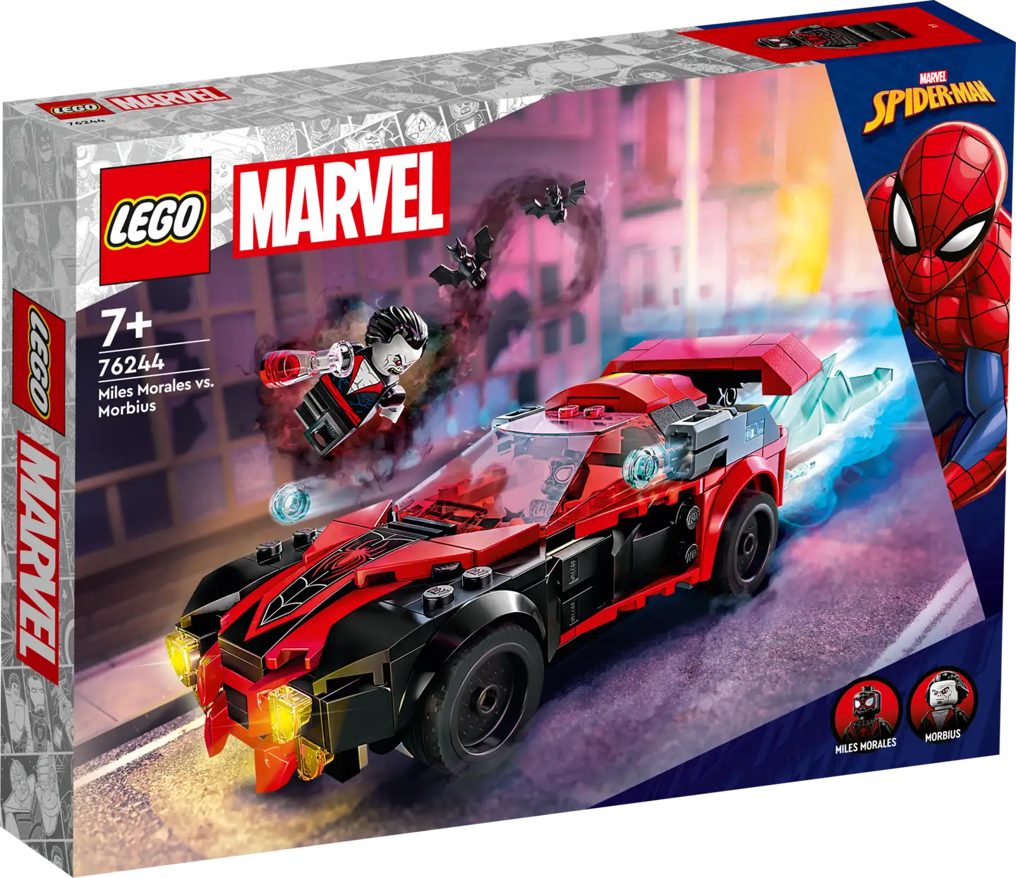 LEGO® Marvel Super Heroes 76244 Spider-man - Miles Morales vs. Morbius - 1