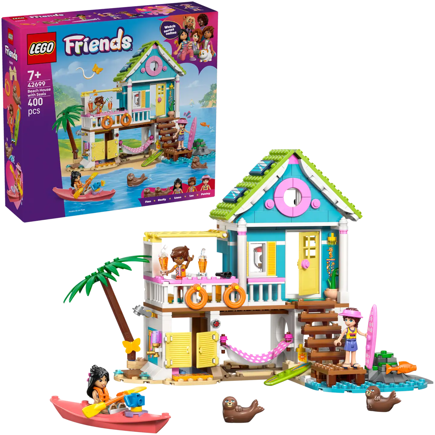LEGO® Friends 42699 Rantahuvila ja hylkeet - 1