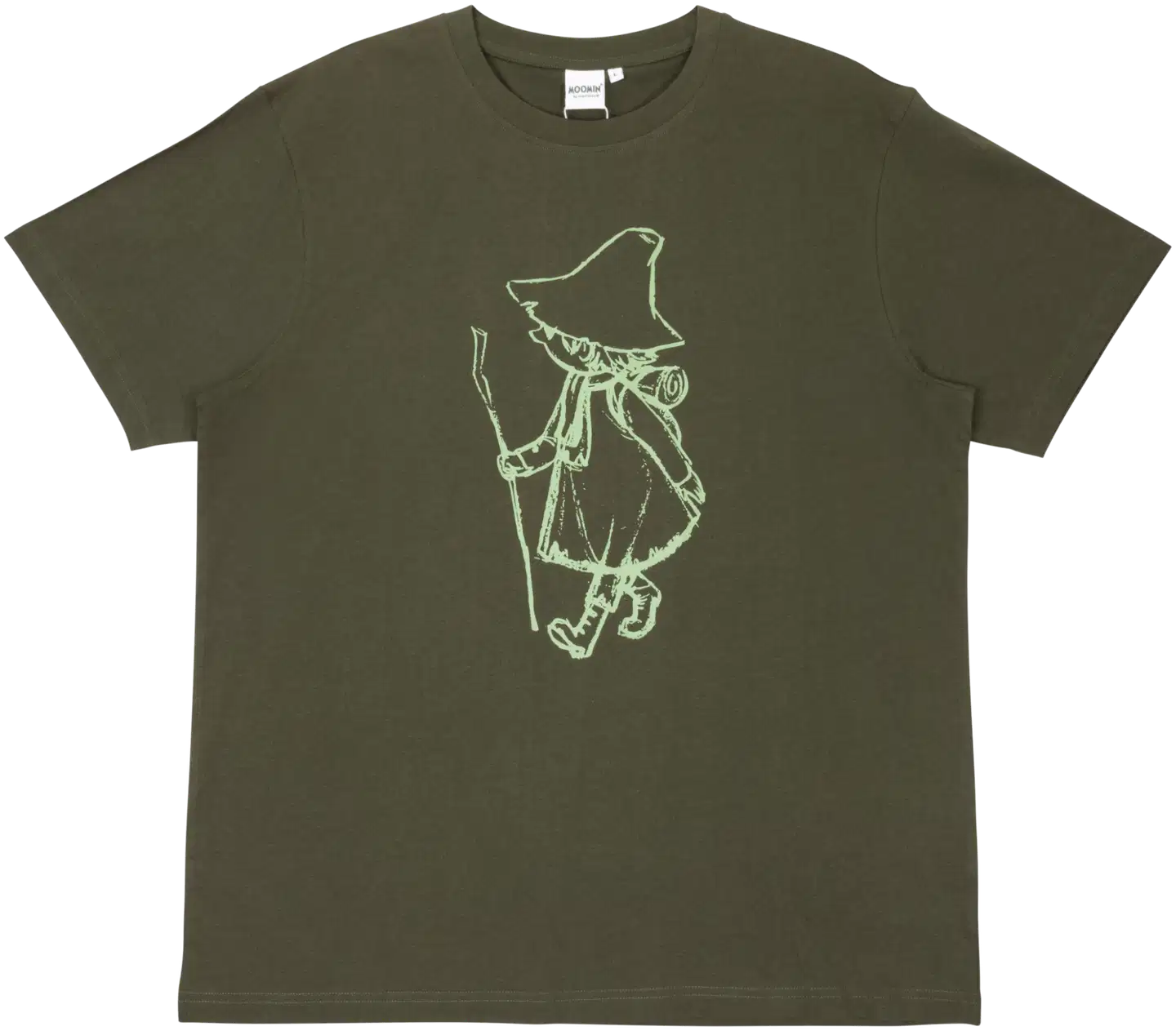 Miesten Moomin Alvi t-paita Vaeltaja - Green - 1