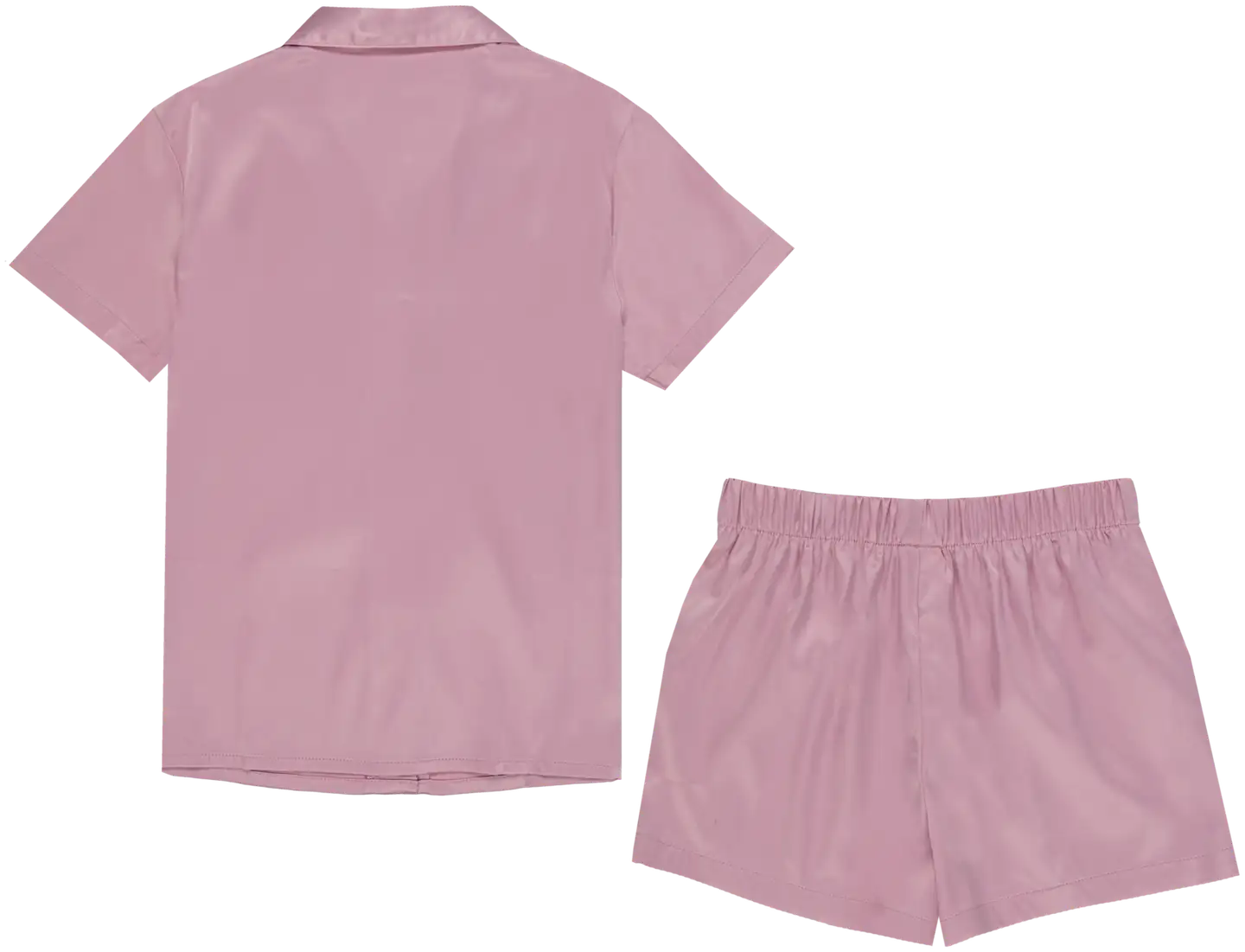 House lasten shortsipyjama satiini 232H032611 - Vaaleanpunainen - 3