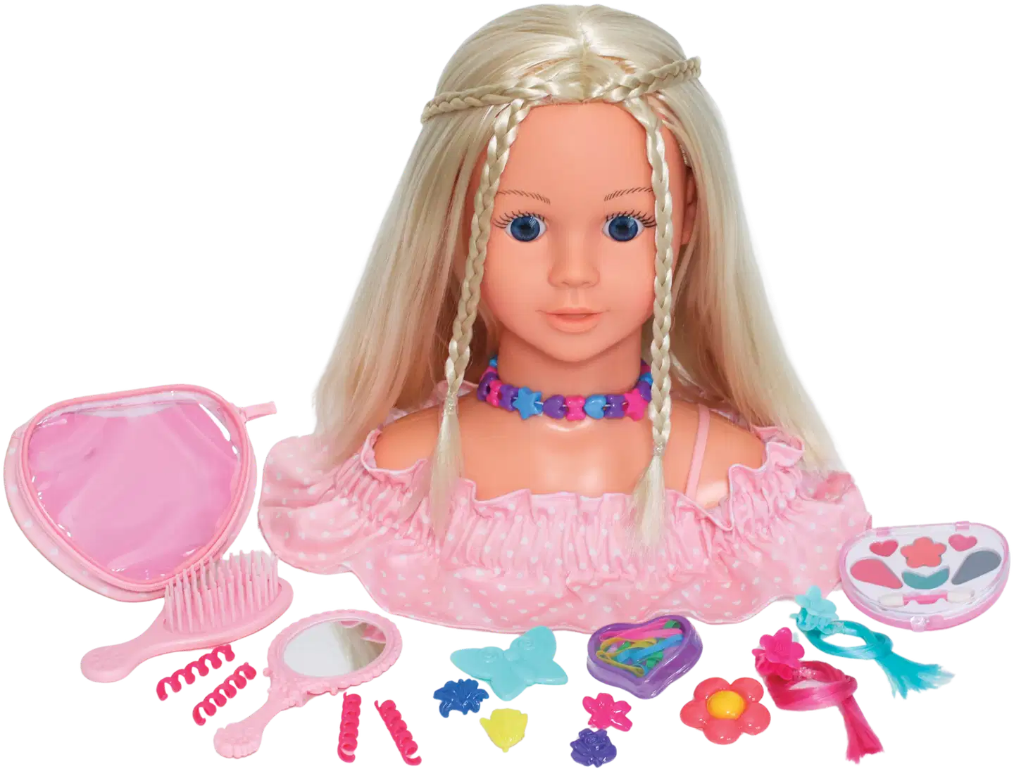 Real UniQ Styling Head -kampauspää, meikit ja hiustarvikkeet - 1