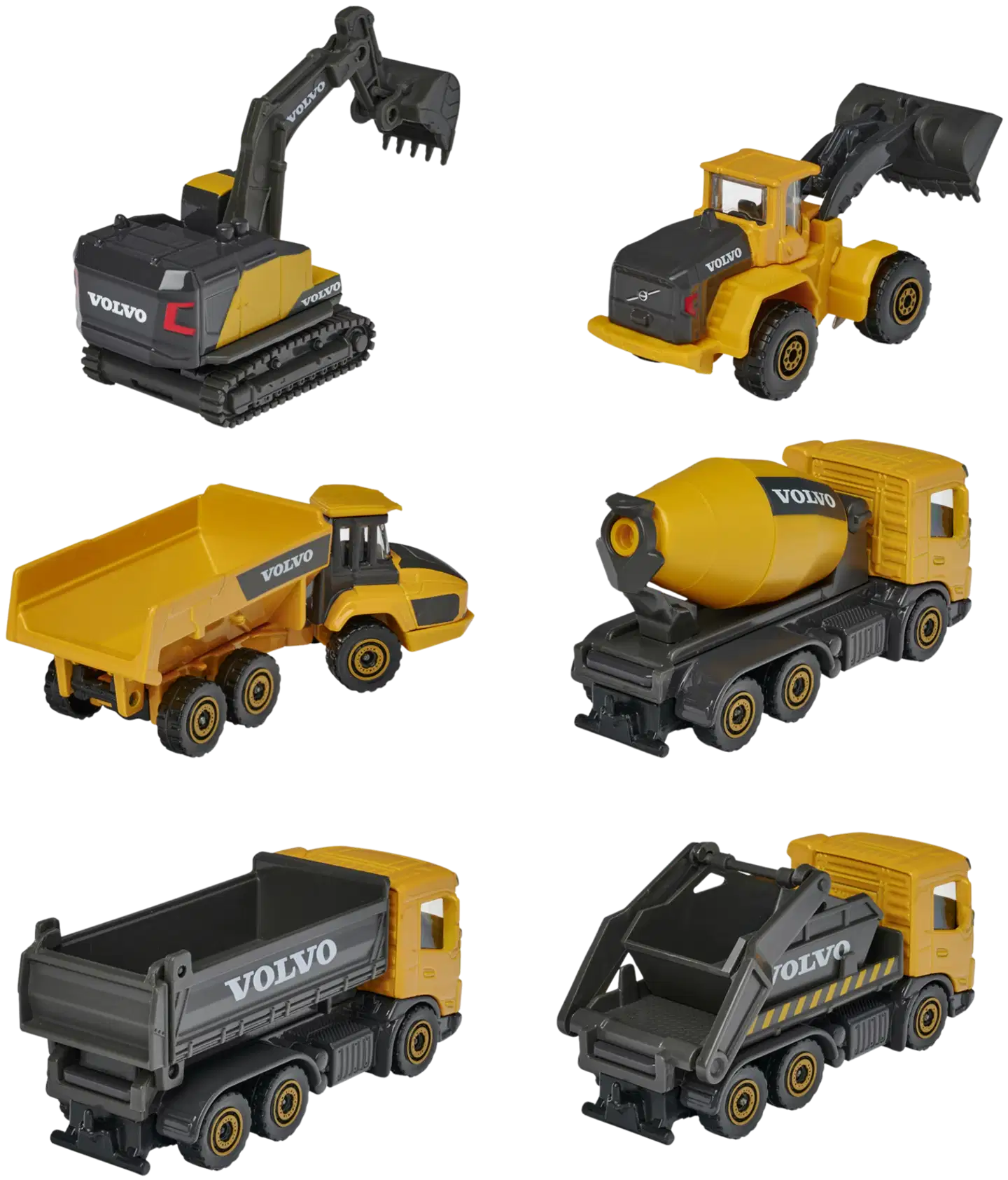 Majorette Volvo Premium työmaa-ajoneuvot, die-cast, 7,5 cm, lajitelma, myydään yksittäin - 4