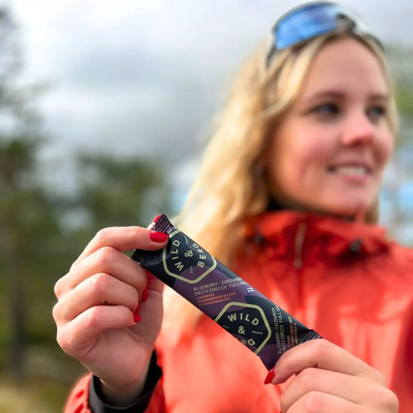 Wild&Berg proteiinirikas täysvälipala Mustikkapiirakka 40 g - 3