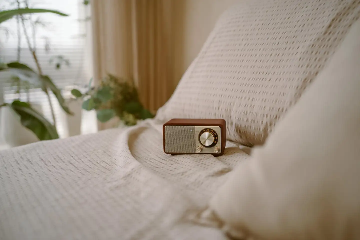 Sangean WR-7 Plus Bluetooth pöytäradio, pähkinä - 6