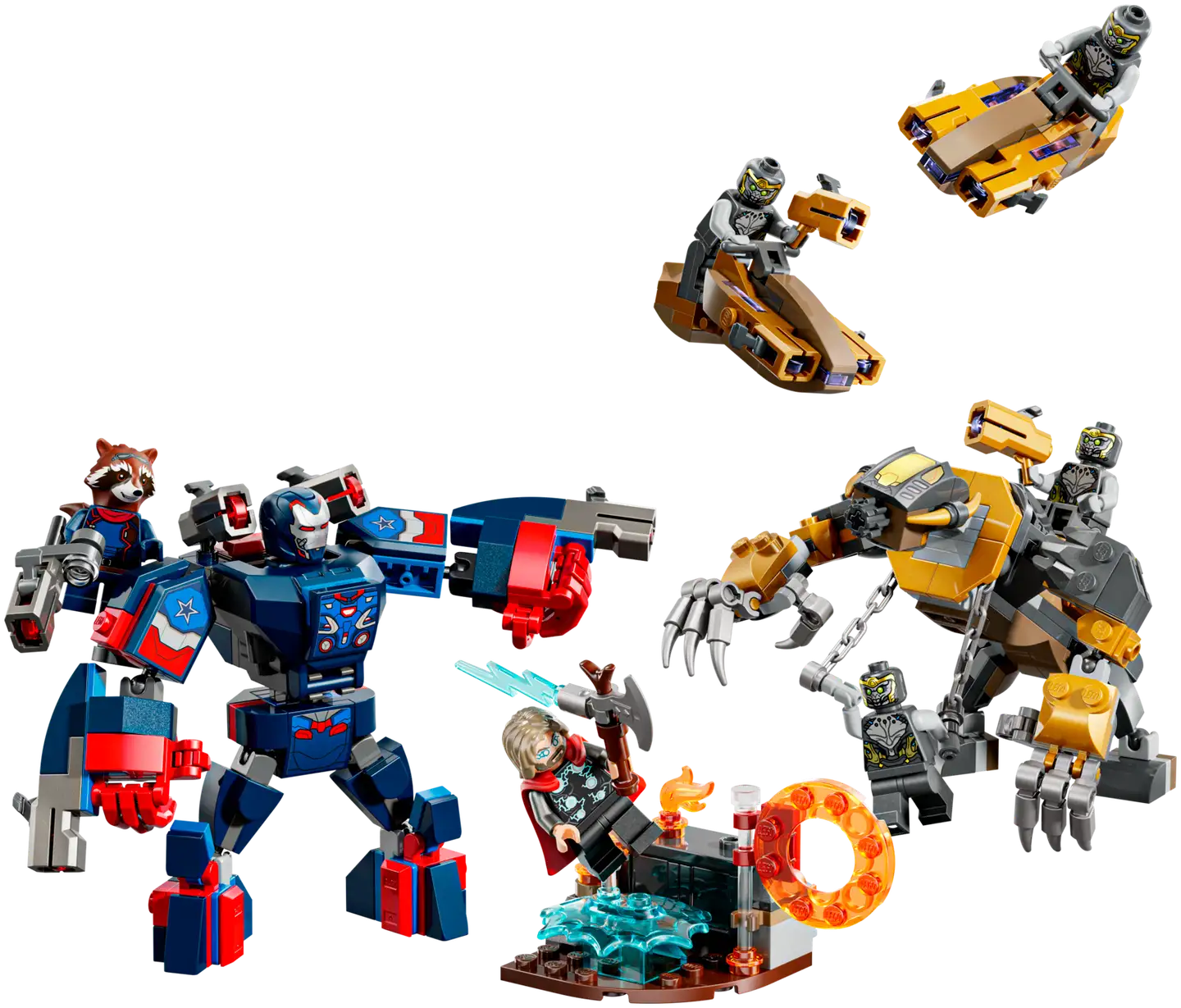LEGO Super Heroes 76322 Avengers: Endgame Thor vastaan Chitauri - 4