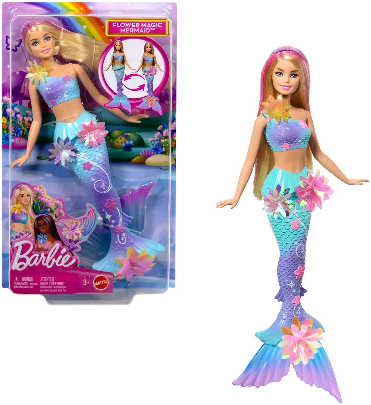 Barbie Blooming Mermaid -Nukke Lila - 1