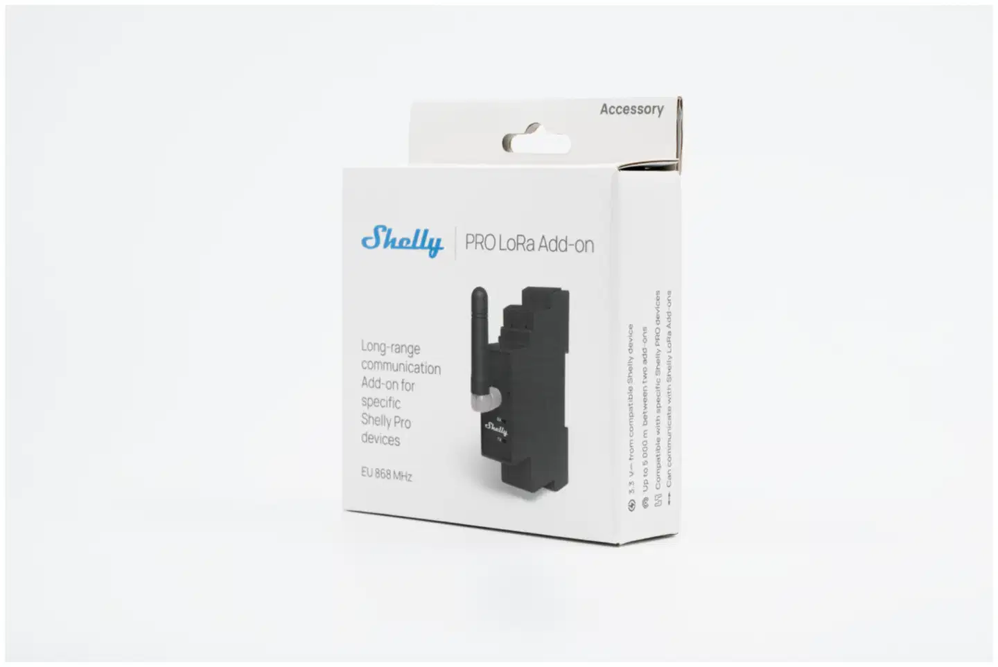 Shelly PRO LoRa Add-on - Pitkän kantaman tiedonsiirtomoduuli - 3